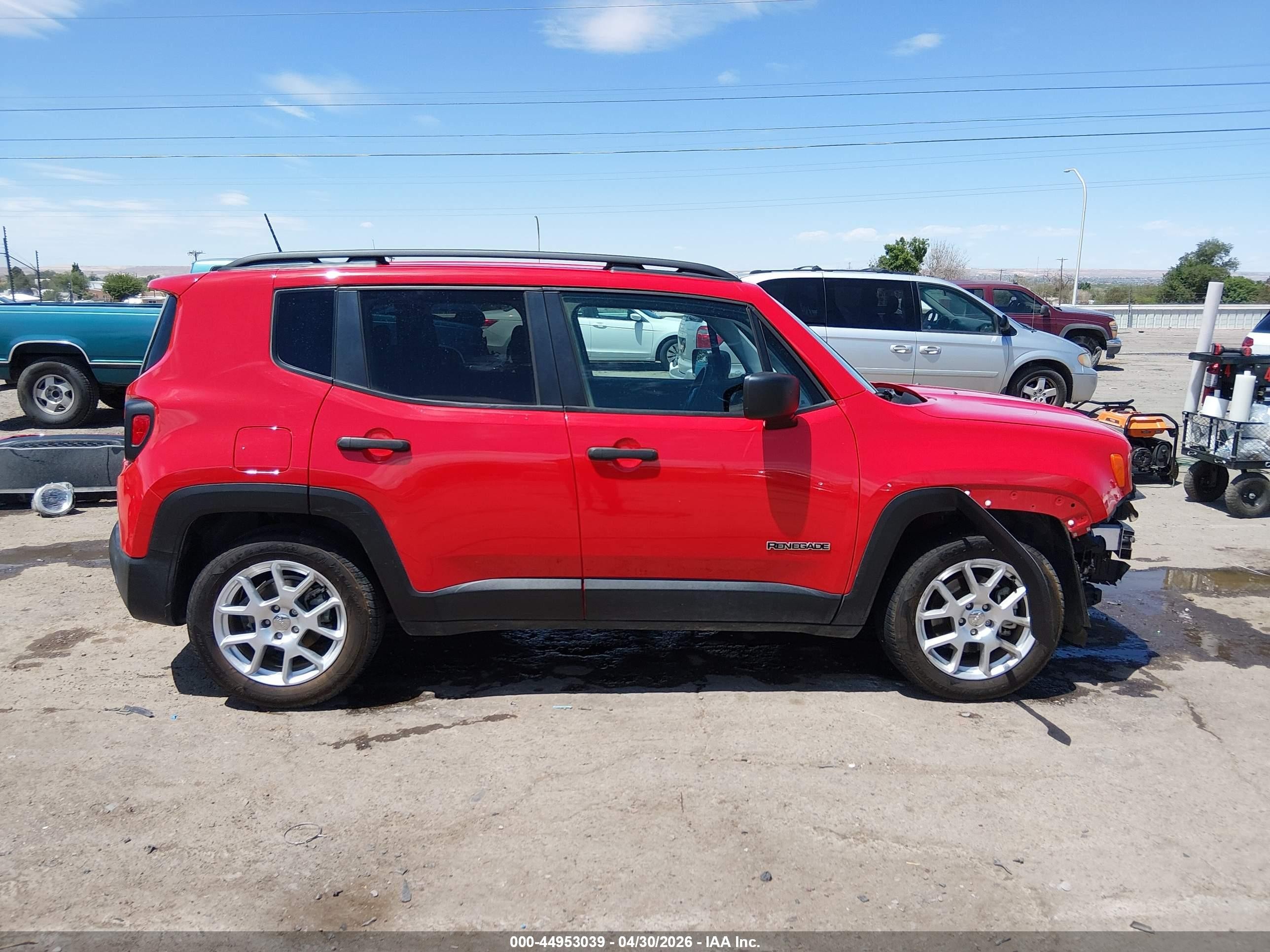 2020 Jeep Renegade Sport Fwd Красный vin: ZACNJAAB4LPL53202