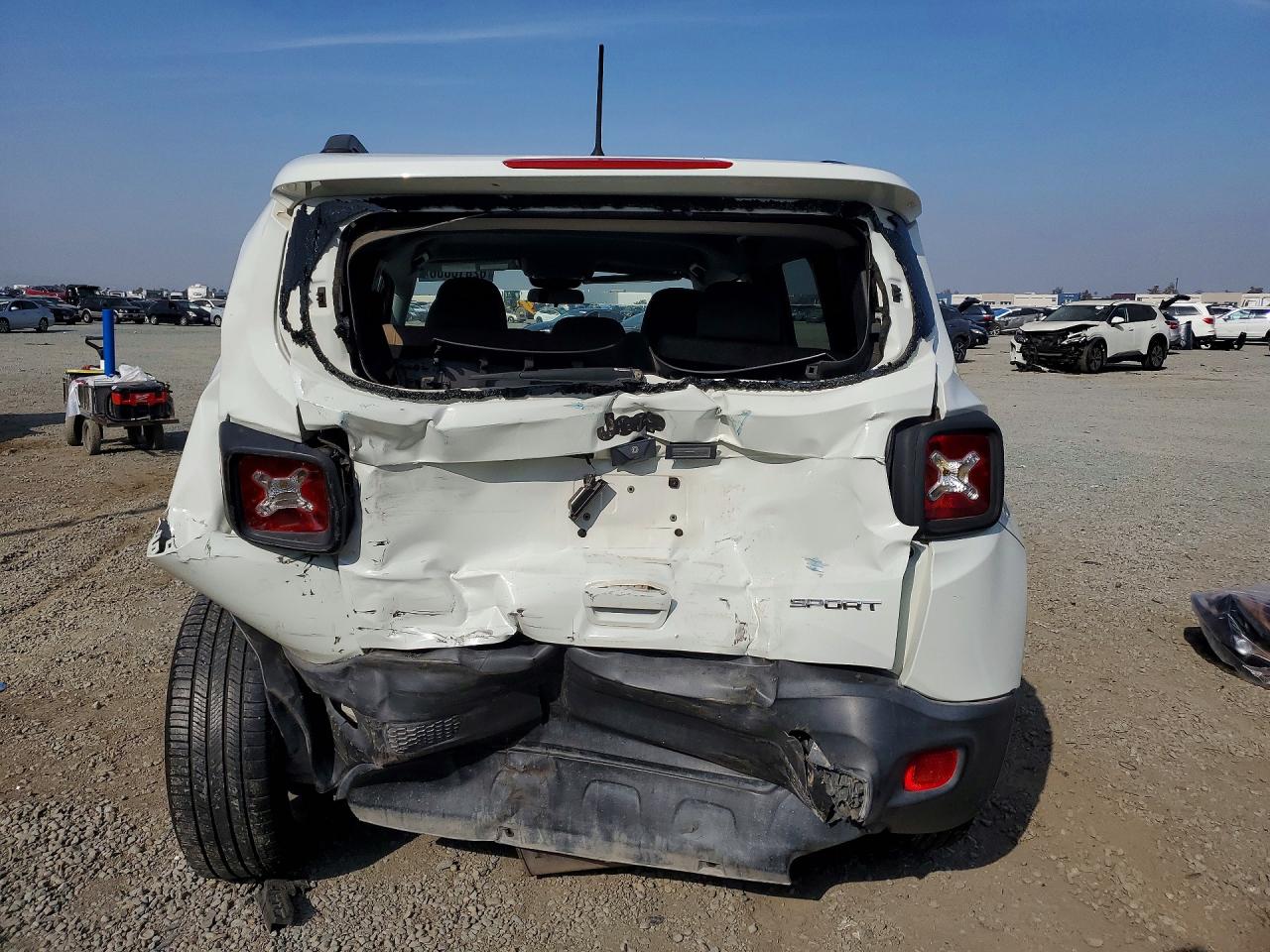 2020 Jeep Renegade Sport White vin: ZACNJAAB5LPL19687