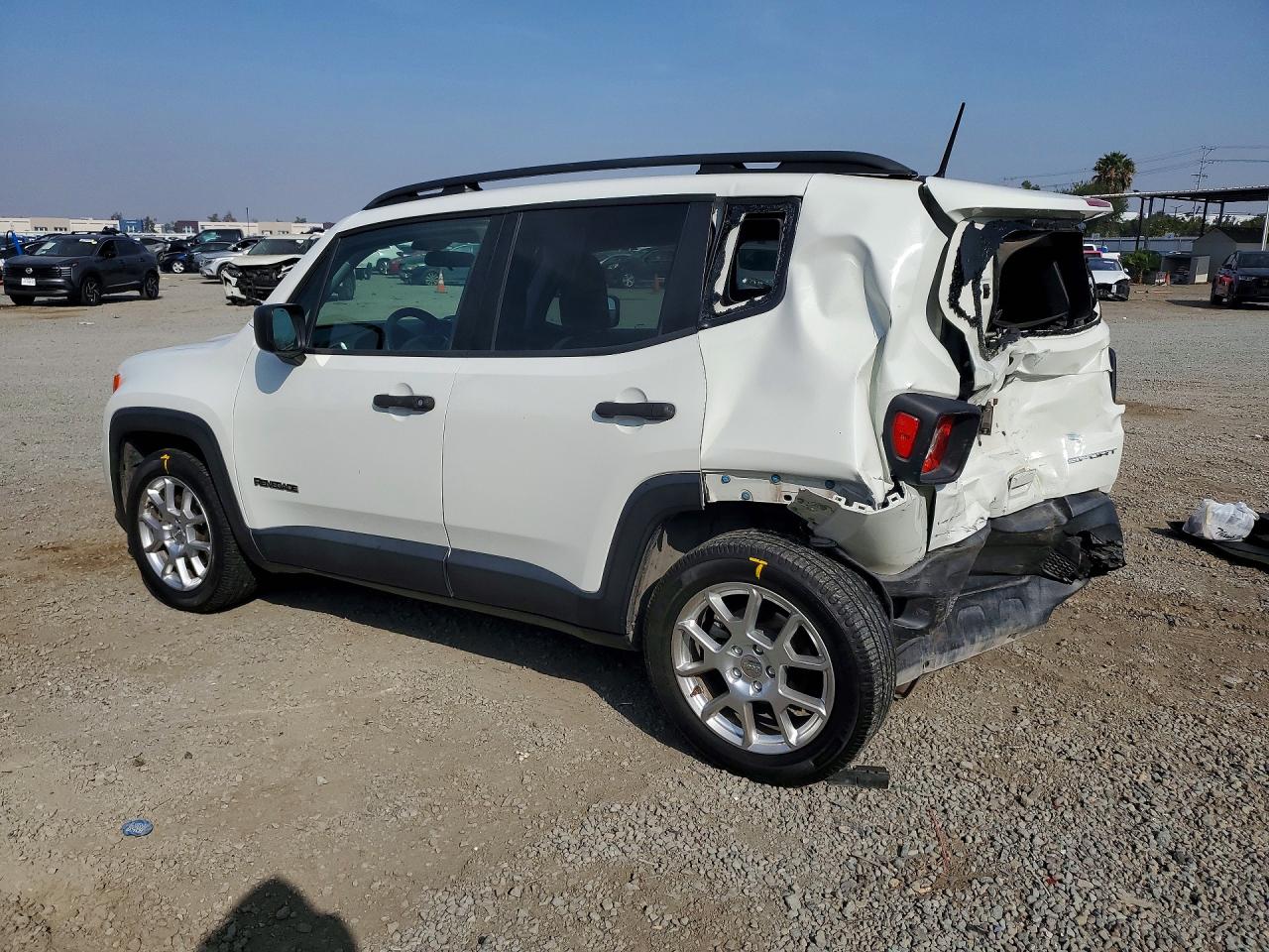 2020 Jeep Renegade Sport White vin: ZACNJAAB5LPL19687