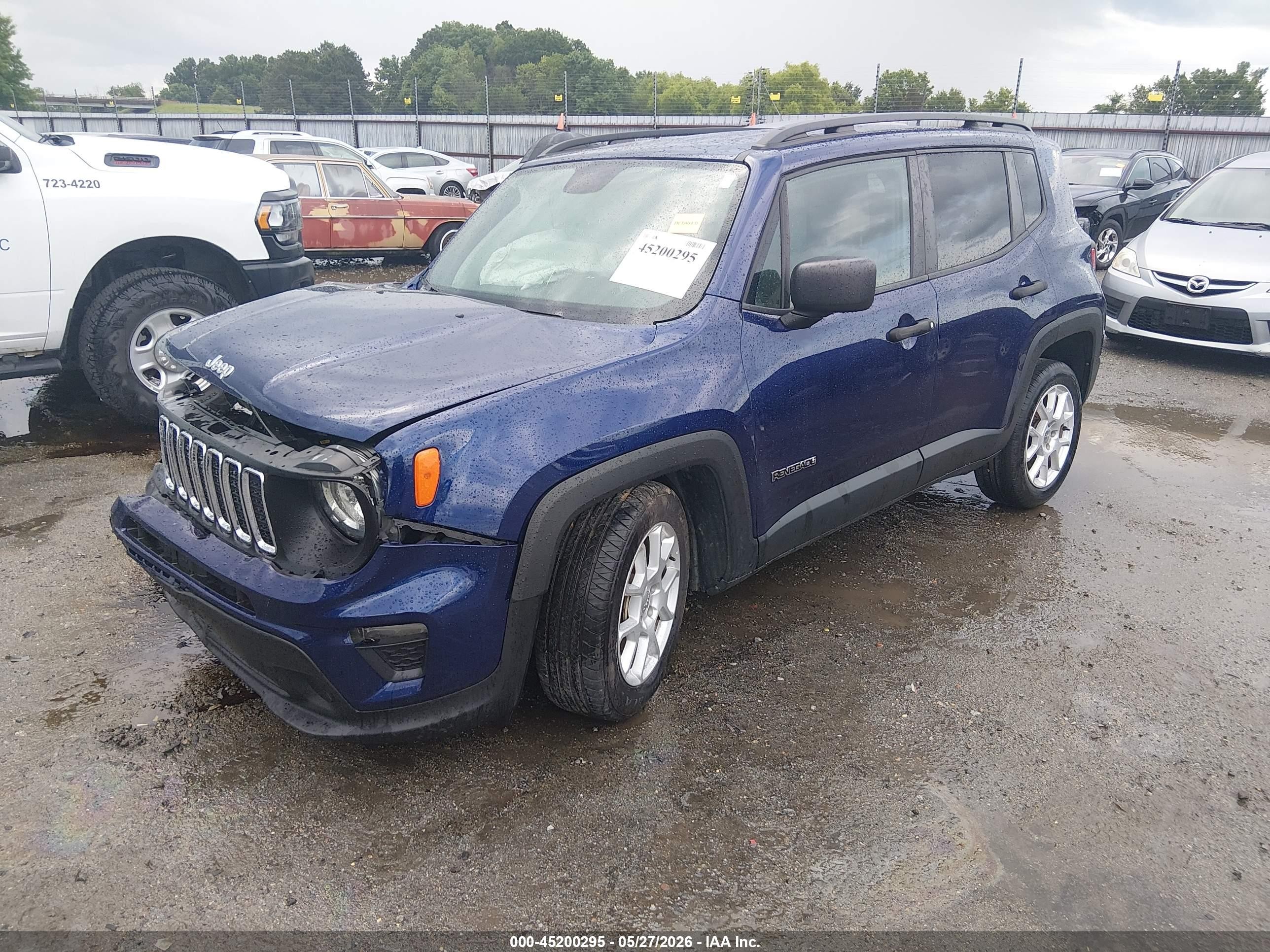 2020 Jeep Renegade Sport Fwd Blue vin: ZACNJAAB5LPL53192