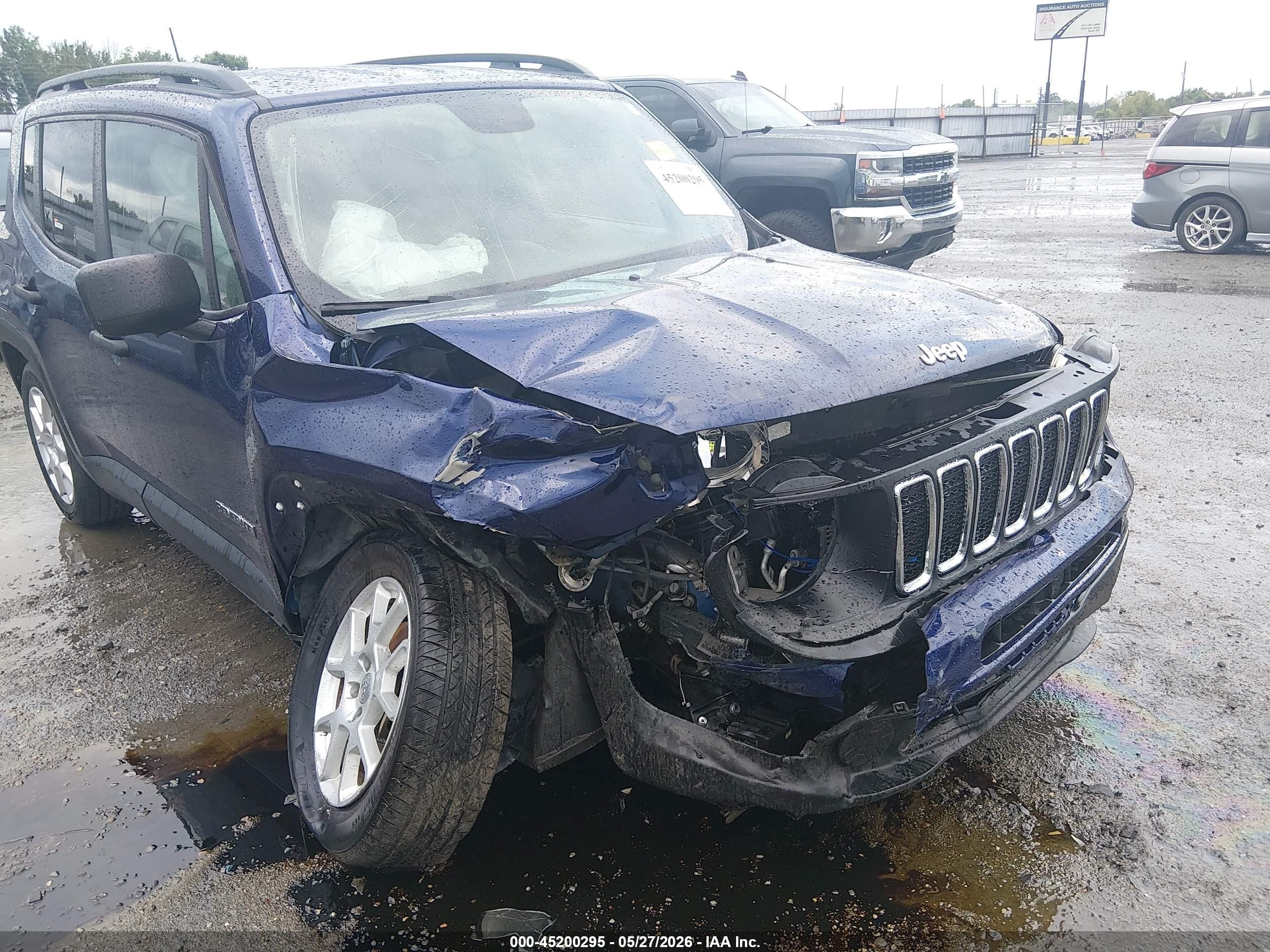 2020 Jeep Renegade Sport Fwd Blue vin: ZACNJAAB5LPL53192