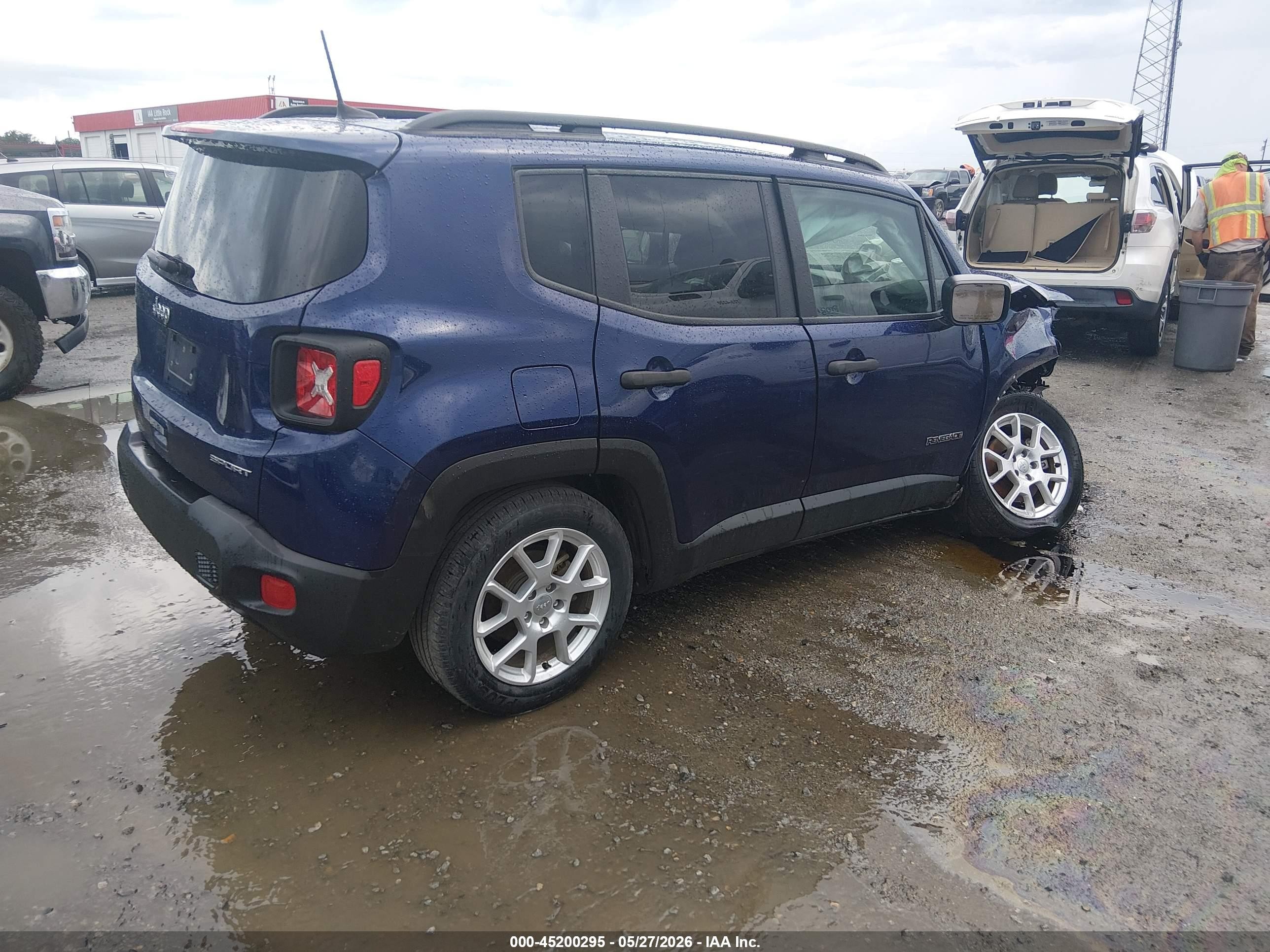 2020 Jeep Renegade Sport Fwd Blue vin: ZACNJAAB5LPL53192