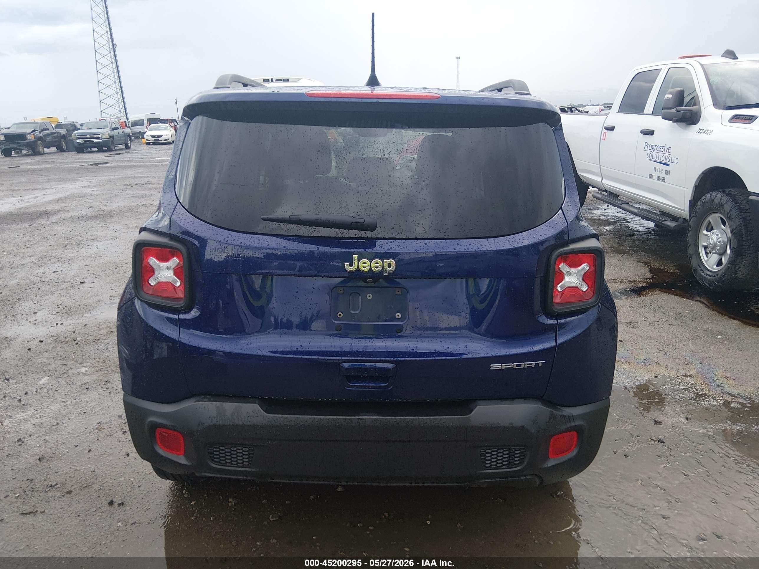2020 Jeep Renegade Sport Fwd Blue vin: ZACNJAAB5LPL53192