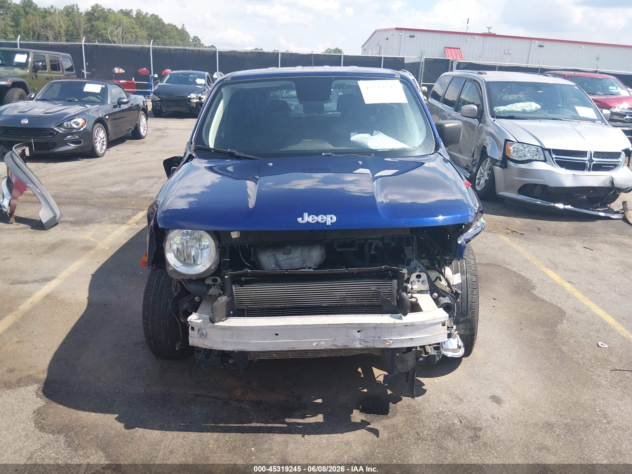 2019 Jeep Renegade Sport Fwd Blue vin: ZACNJAAB8KPK46894