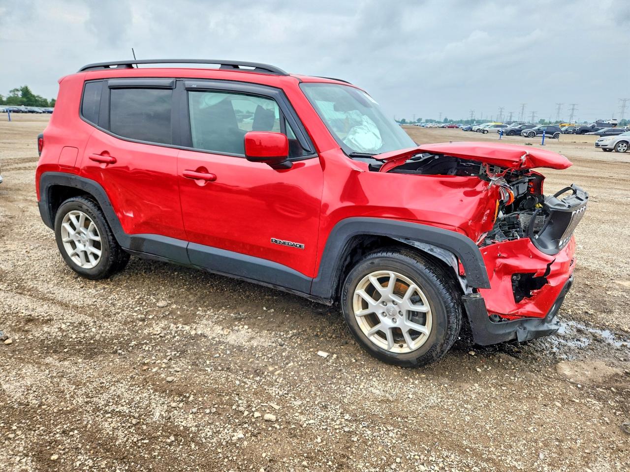2019 Jeep Renegade Latitude Red vin: ZACNJABB1KPK20524