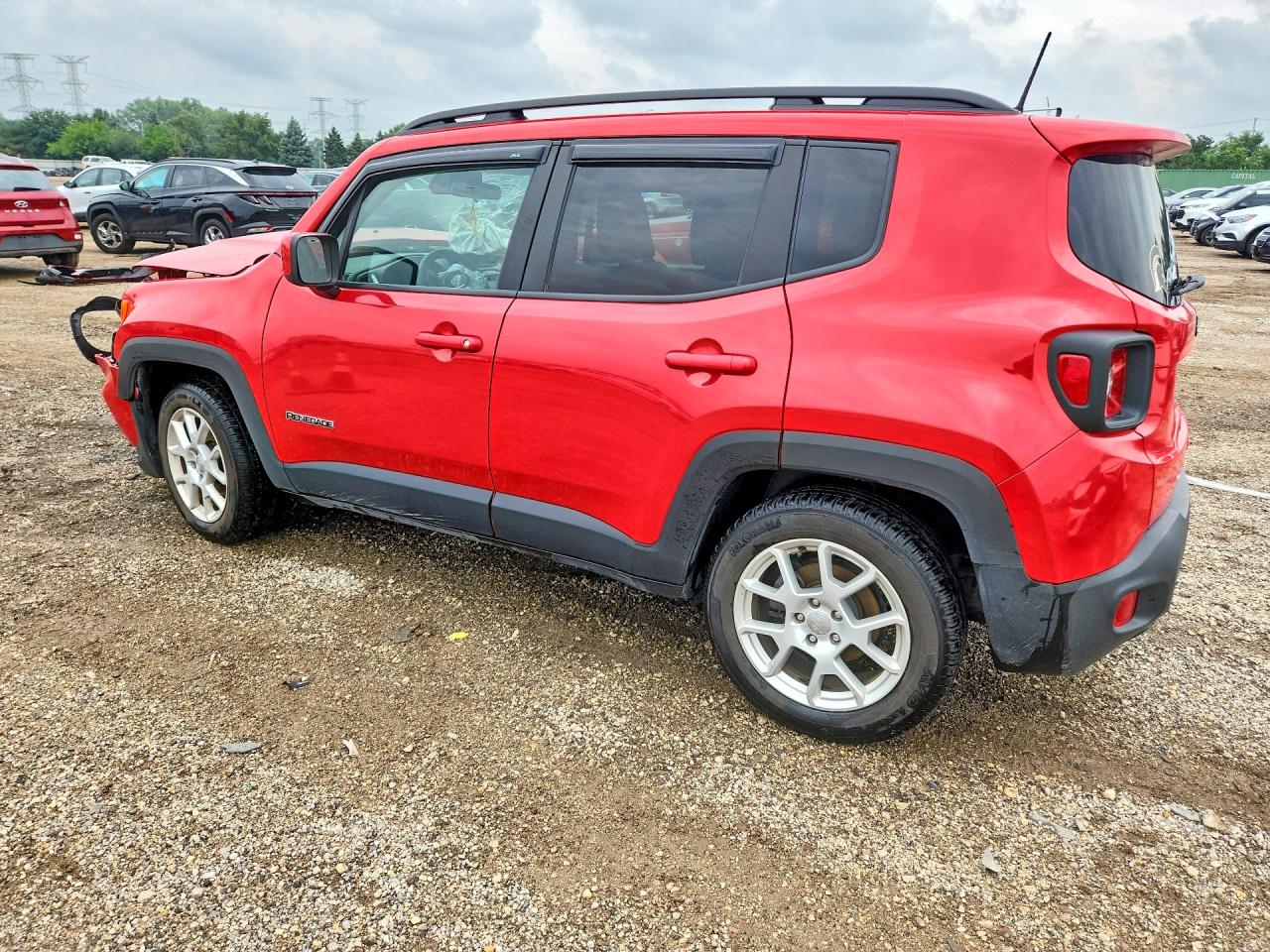 2019 Jeep Renegade Latitude Red vin: ZACNJABB1KPK20524