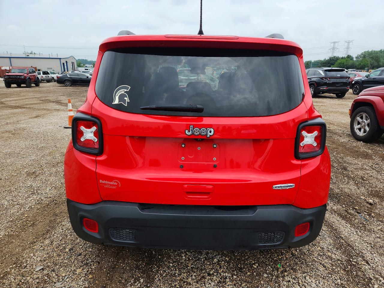 2019 Jeep Renegade Latitude Red vin: ZACNJABB1KPK20524