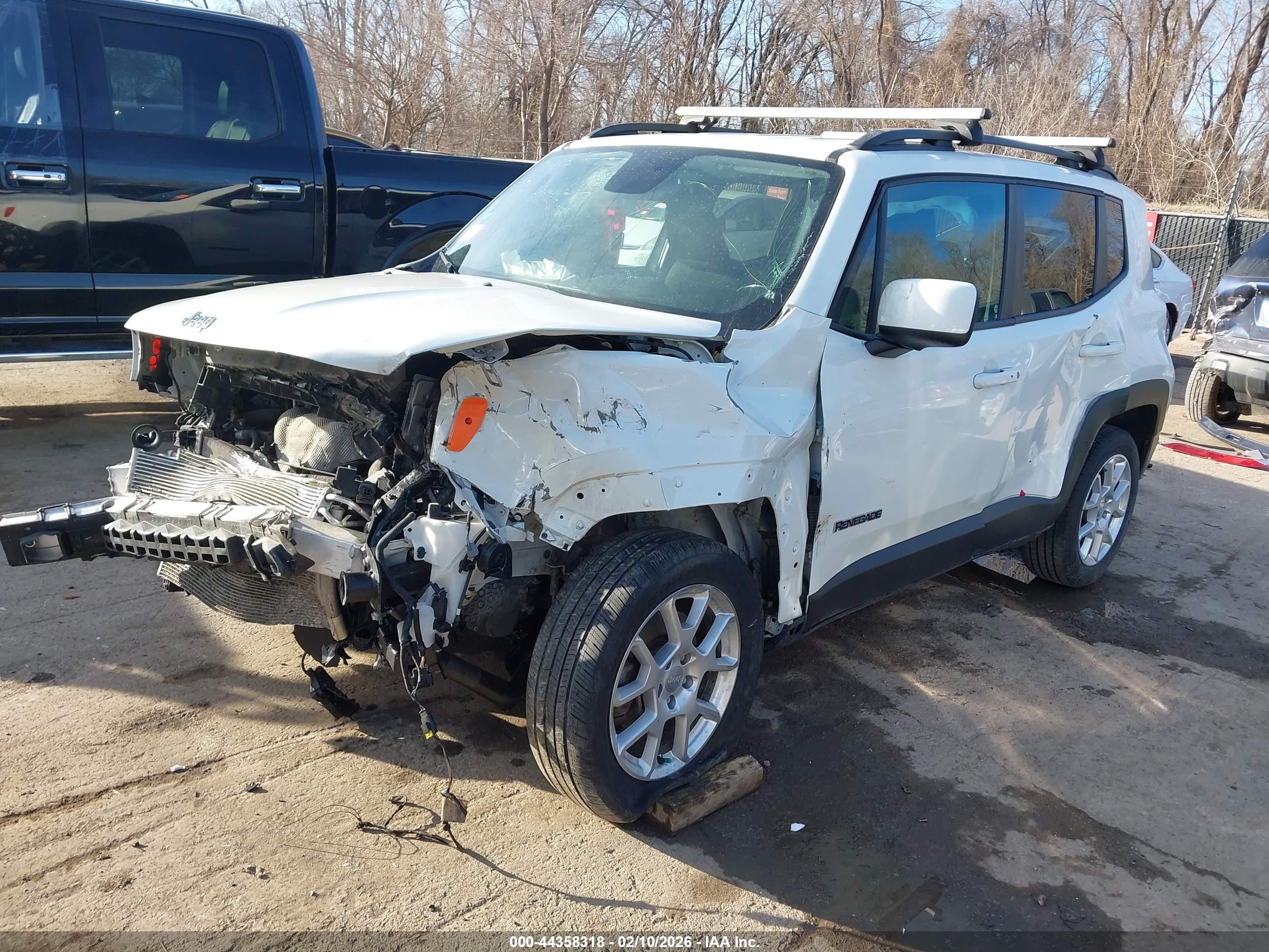 2019 Jeep Renegade Latitude Fwd White vin: ZACNJABB1KPK31961