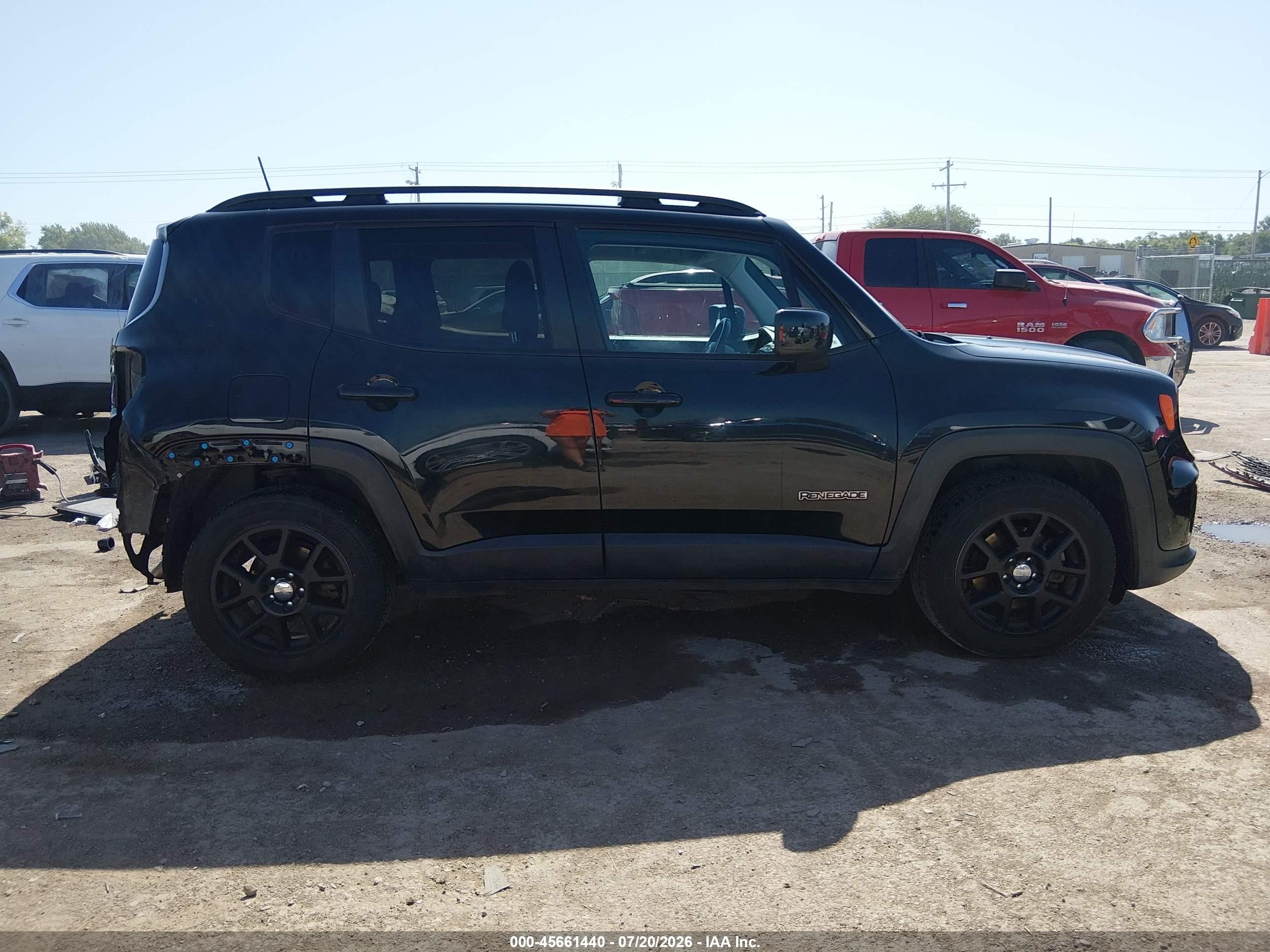 2019 Jeep Renegade Latitude Fwd Черный vin: ZACNJABB3KPK70177