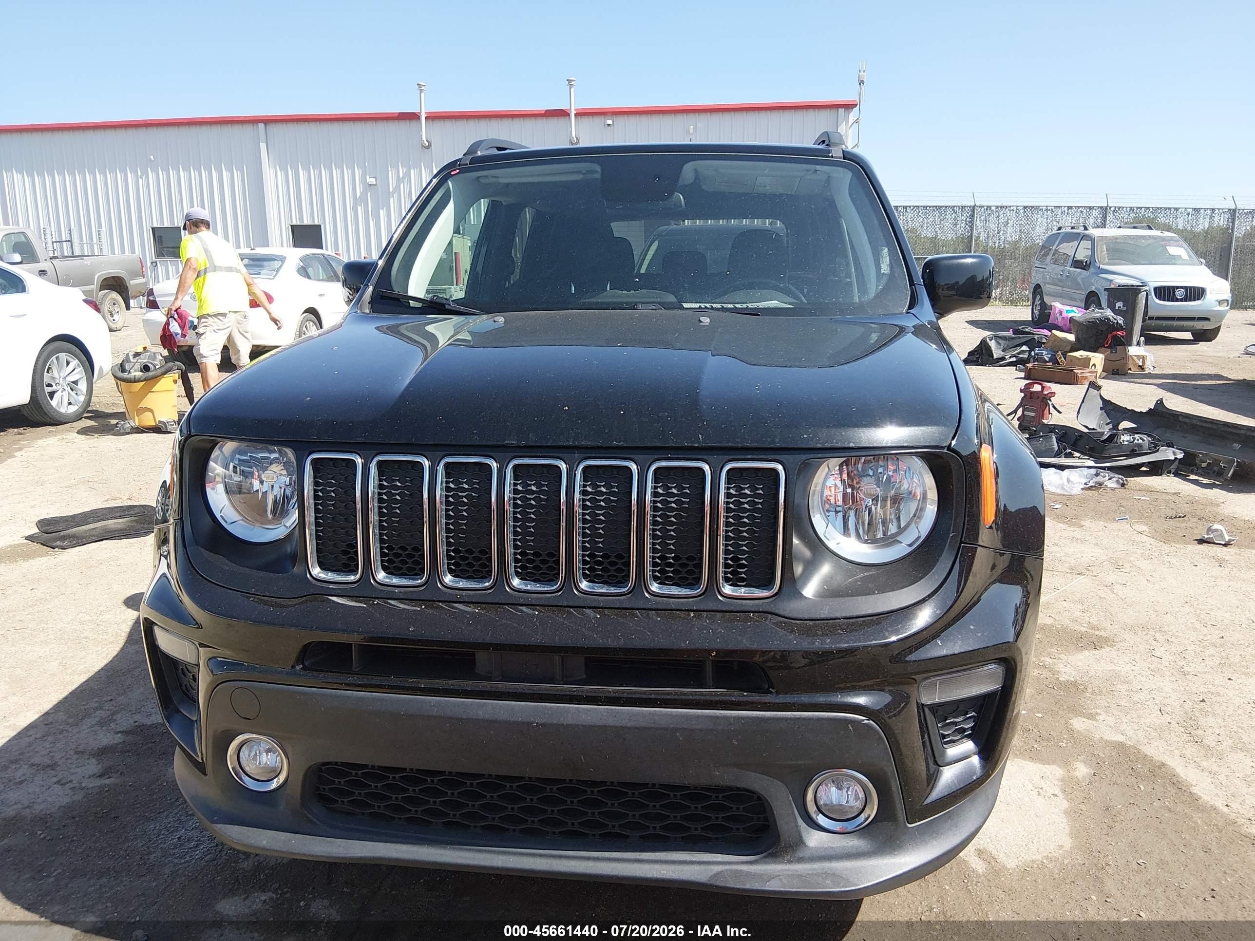 2019 Jeep Renegade Latitude Fwd Черный vin: ZACNJABB3KPK70177