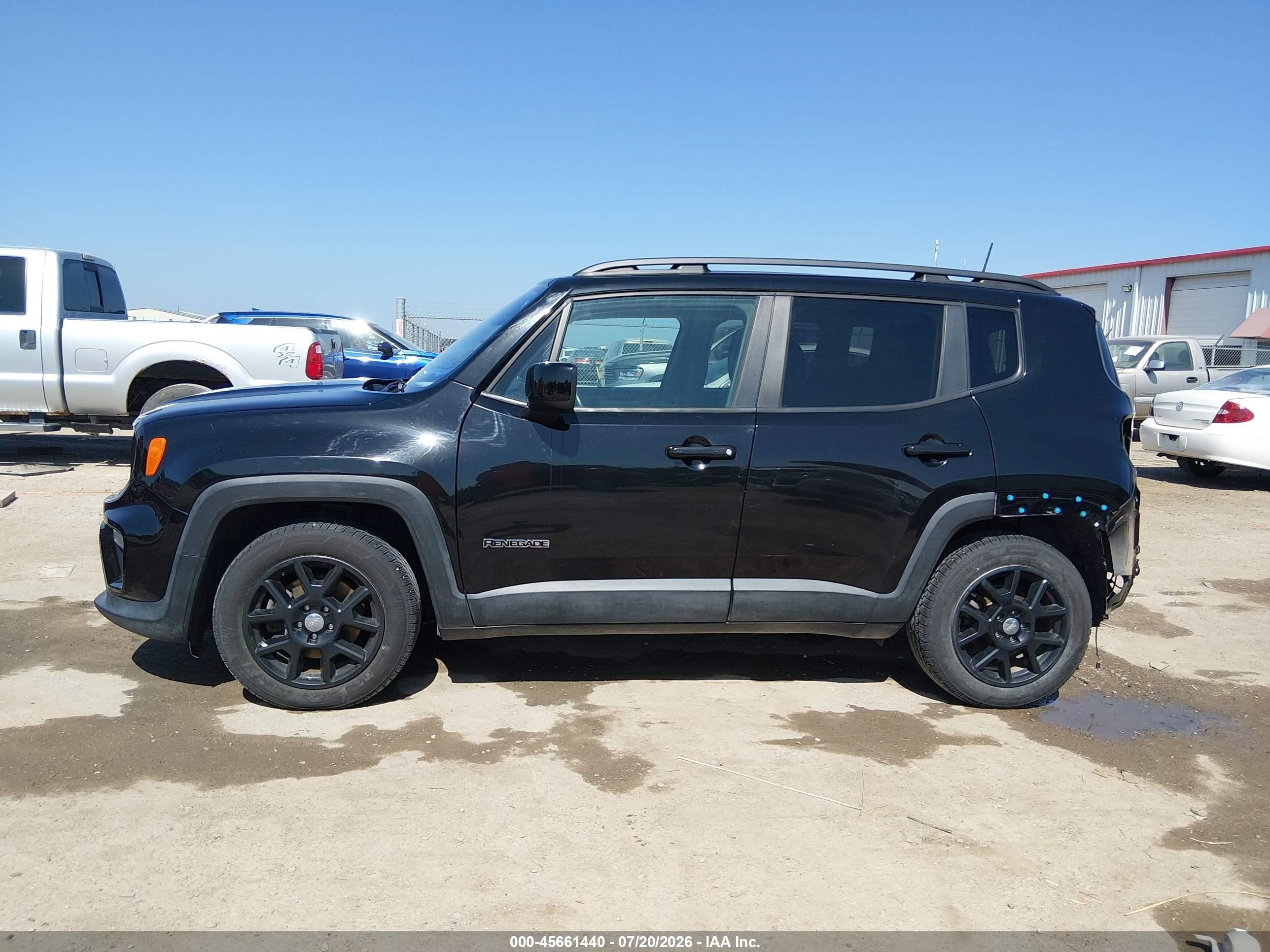 2019 Jeep Renegade Latitude Fwd Черный vin: ZACNJABB3KPK70177