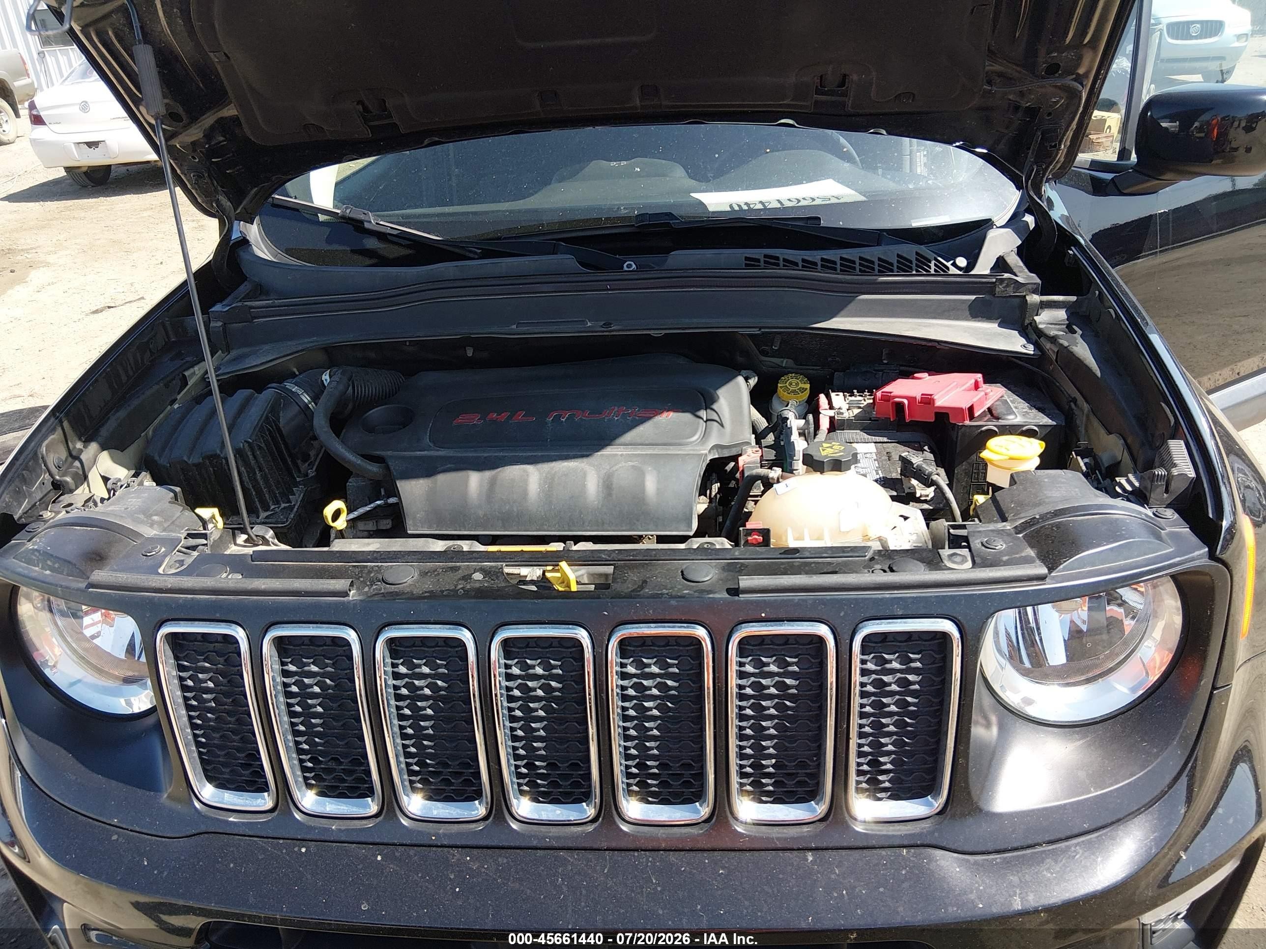 2019 Jeep Renegade Latitude Fwd Черный vin: ZACNJABB3KPK70177