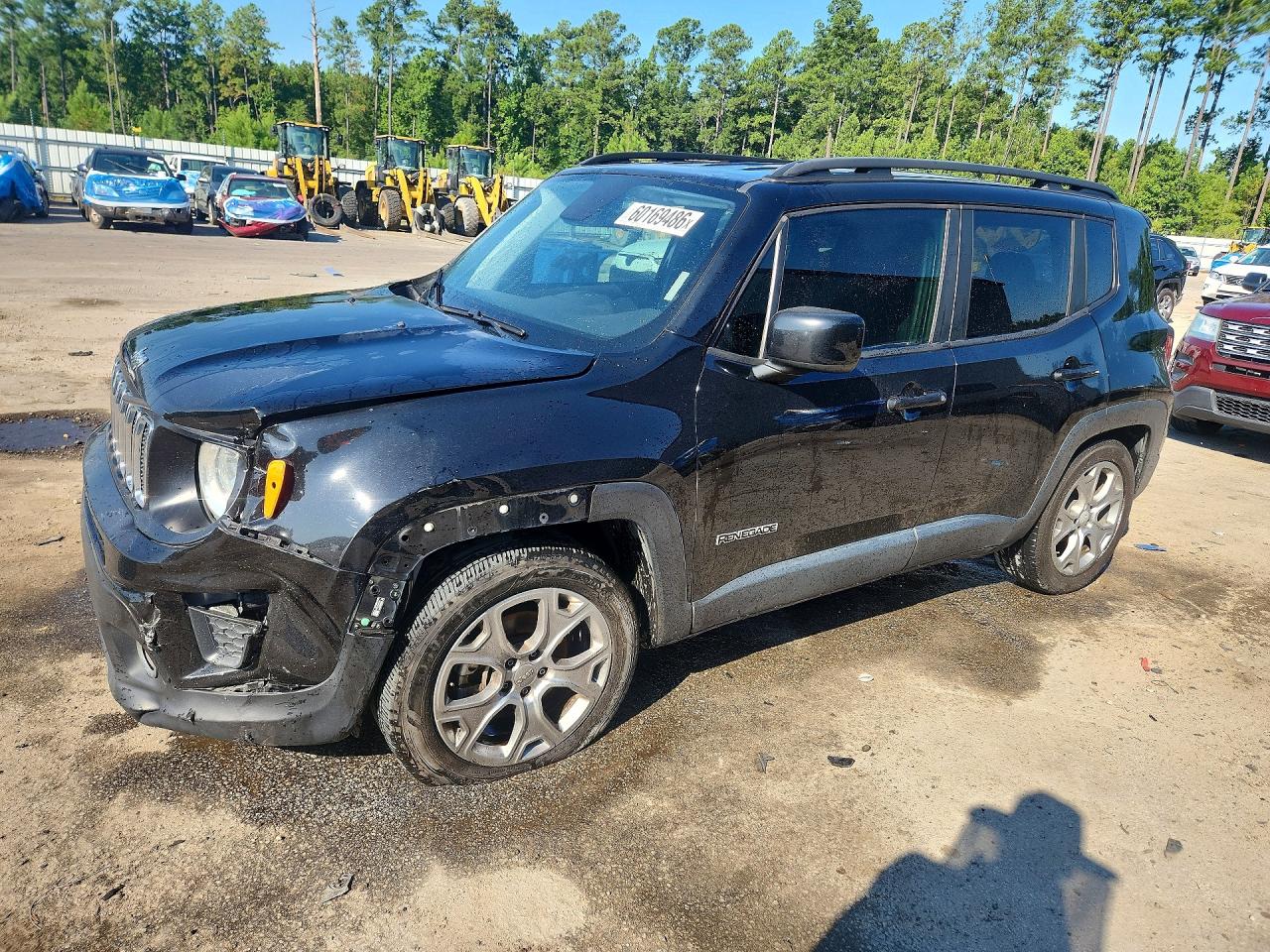 2019 Jeep Renegade Latitude Black vin: ZACNJABB6KPK59206