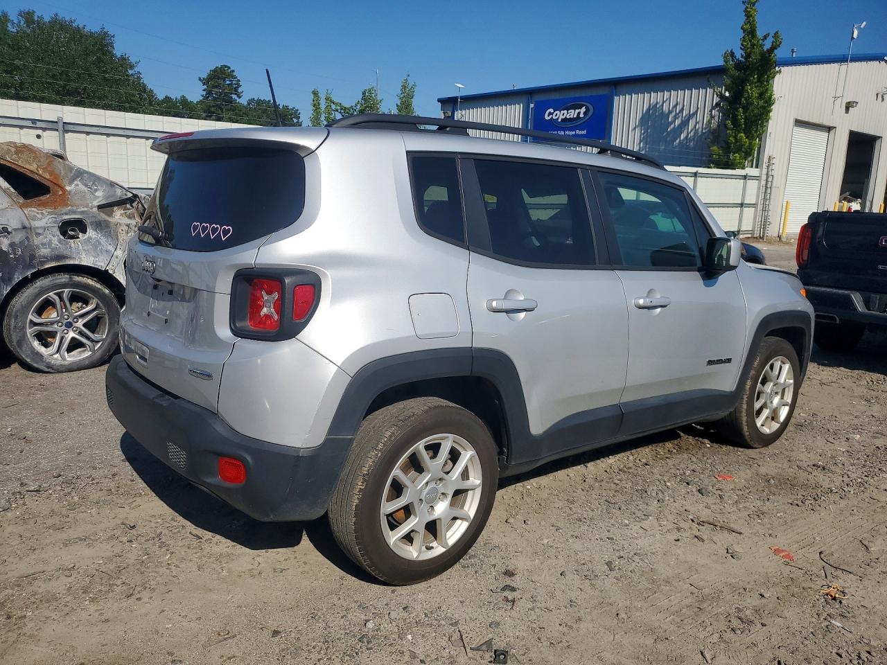 2019 Jeep Renegade Latitude Silver vin: ZACNJABB7KPK04750
