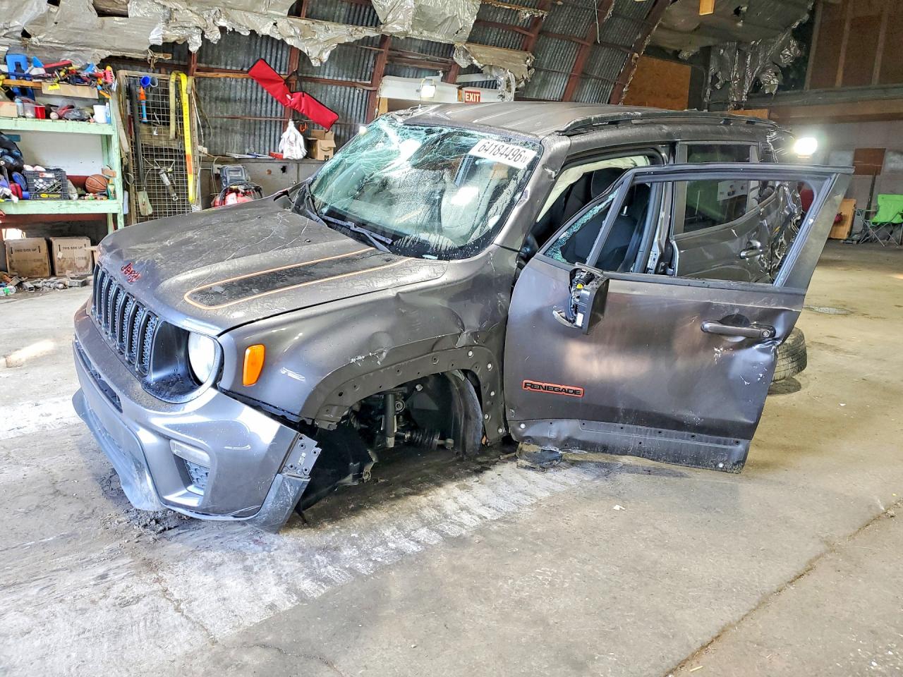 2020 Jeep Renegade Latitude Gray vin: ZACNJABB8LPL73693