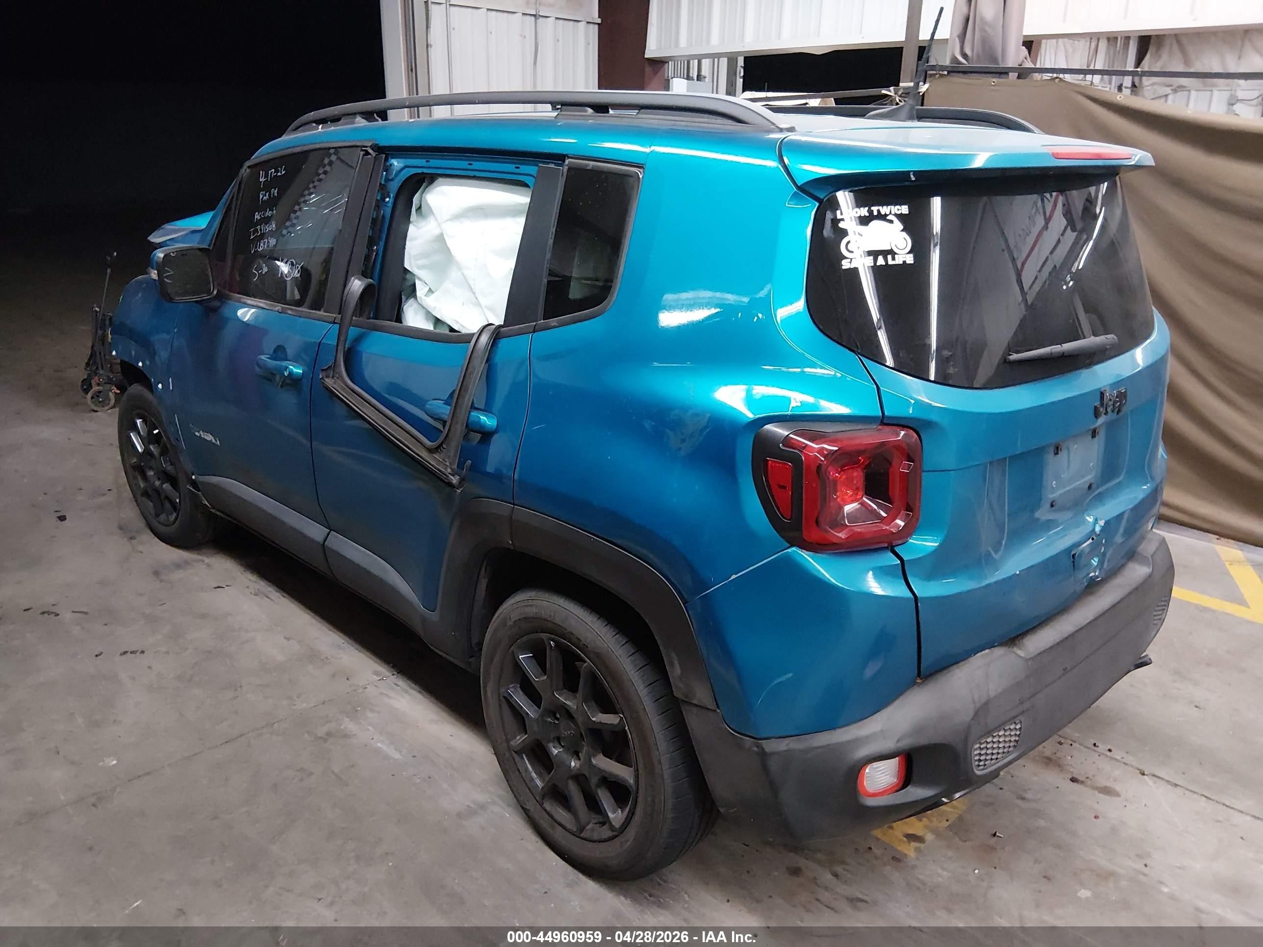 2020 Jeep Renegade Altitude Fwd Синий vin: ZACNJABB9LPL87490