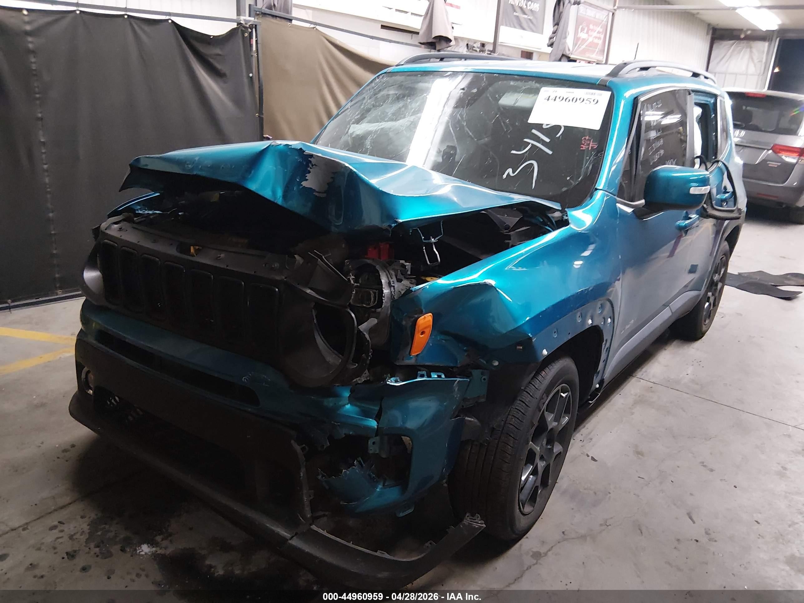 2020 Jeep Renegade Altitude Fwd Синий vin: ZACNJABB9LPL87490