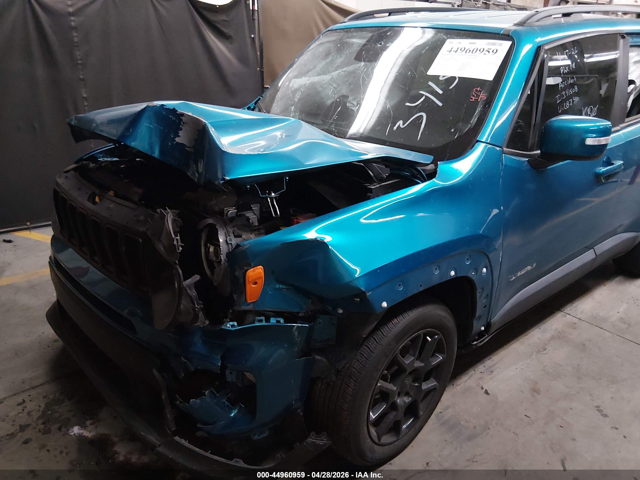 2020 Jeep Renegade Altitude Fwd Синий vin: ZACNJABB9LPL87490