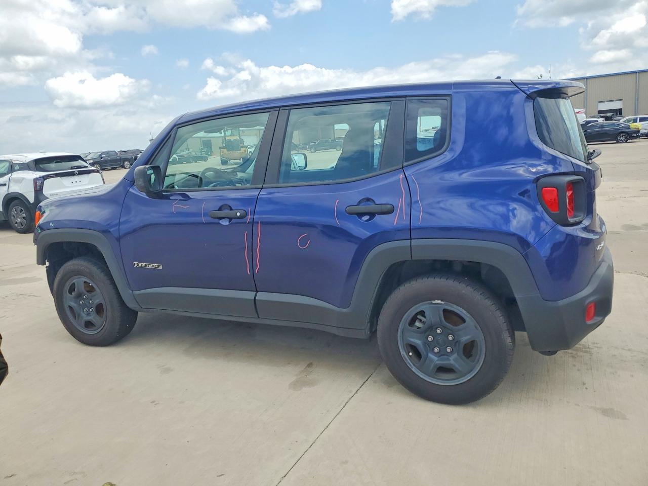 2019 Jeep Renegade Sport Blue vin: ZACNJBAB0KPJ74496