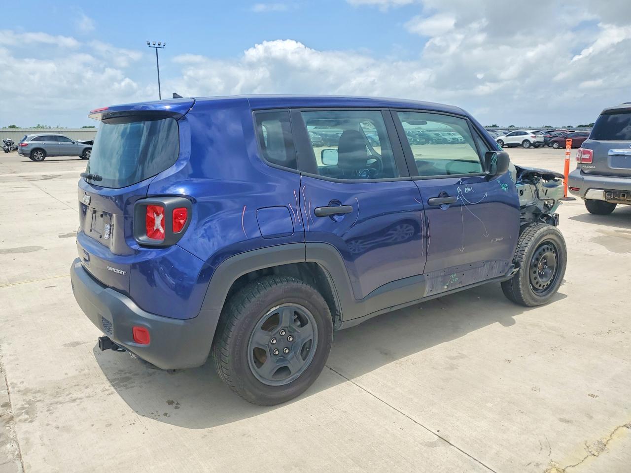 2019 Jeep Renegade Sport Blue vin: ZACNJBAB0KPJ74496