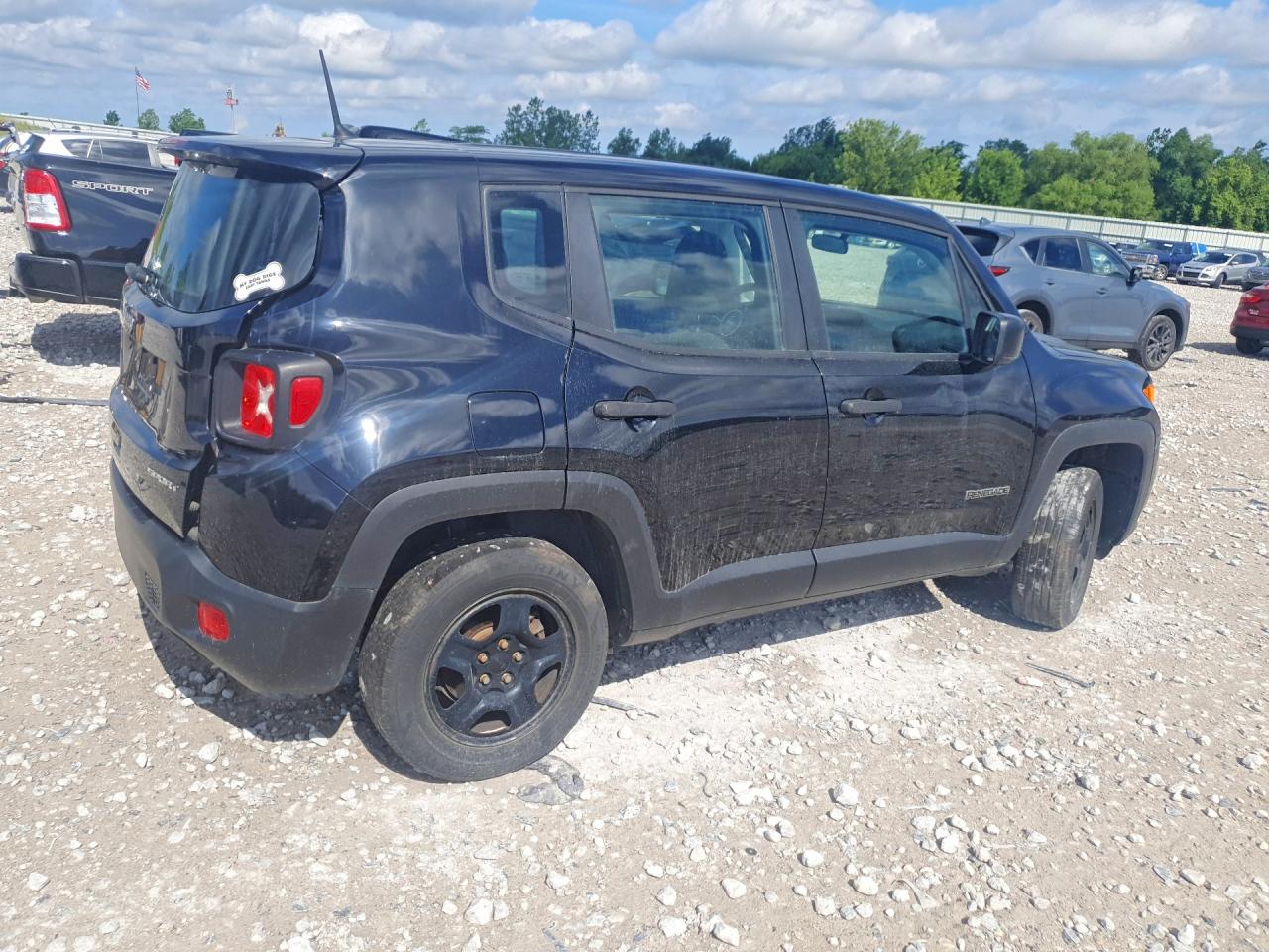 2020 Jeep Renegade Sport Черный vin: ZACNJBAB1LPL14900