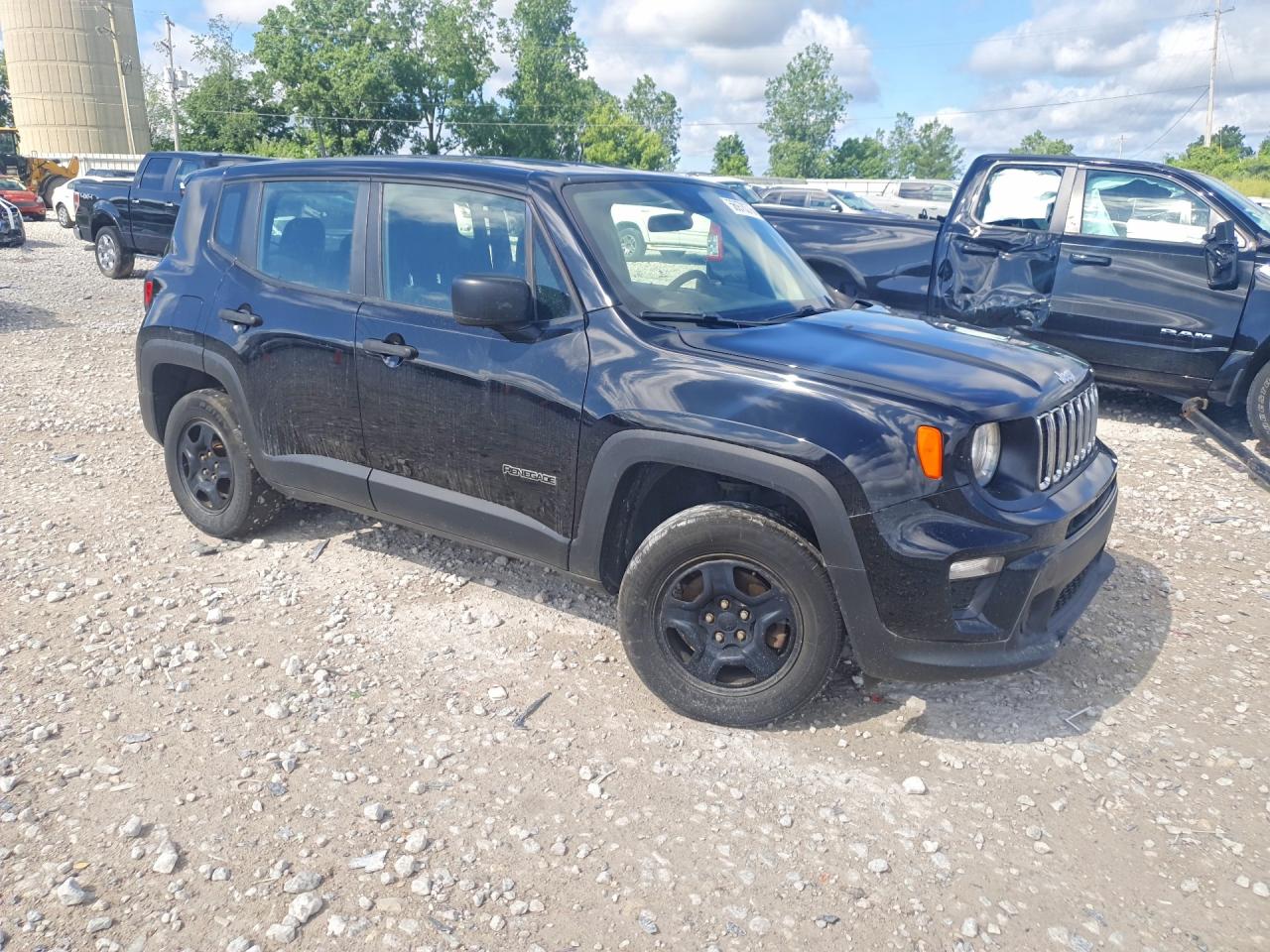 2020 Jeep Renegade Sport Черный vin: ZACNJBAB1LPL14900