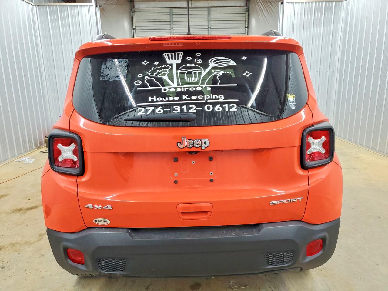 2019 Jeep Renegade Sport Orange vin: ZACNJBAB2KPJ91574