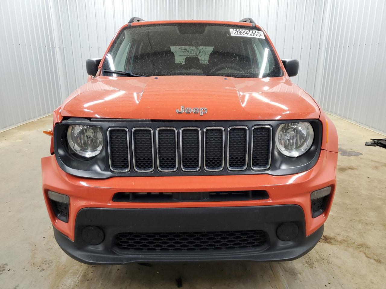 2019 Jeep Renegade Sport Orange vin: ZACNJBAB2KPJ91574 Damage: Grille, Broken, Replacement Required
