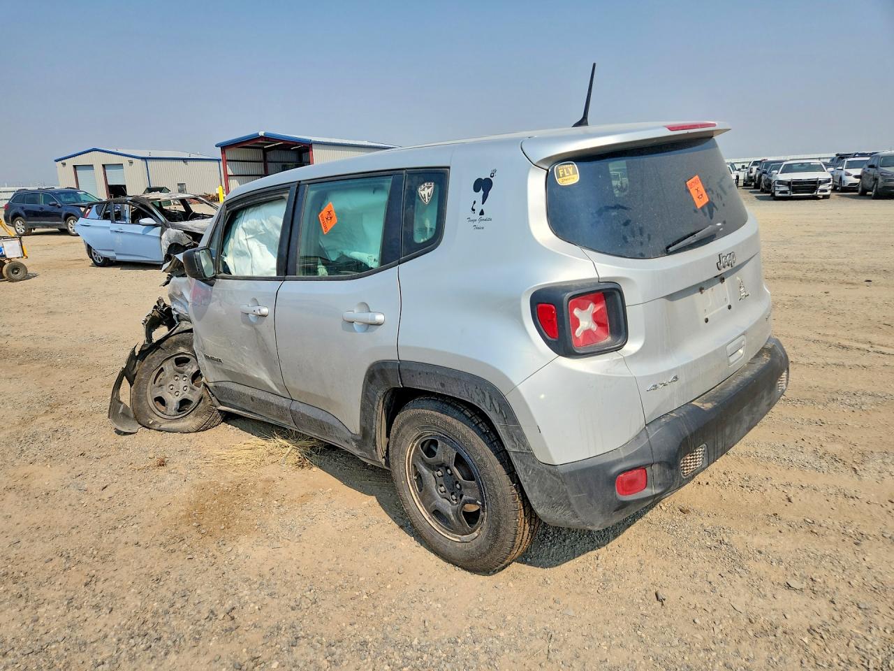 2019 Jeep Renegade Sport Silver vin: ZACNJBAB6KPK03354