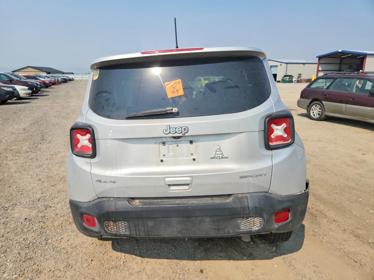 2019 Jeep Renegade Sport Silver vin: ZACNJBAB6KPK03354