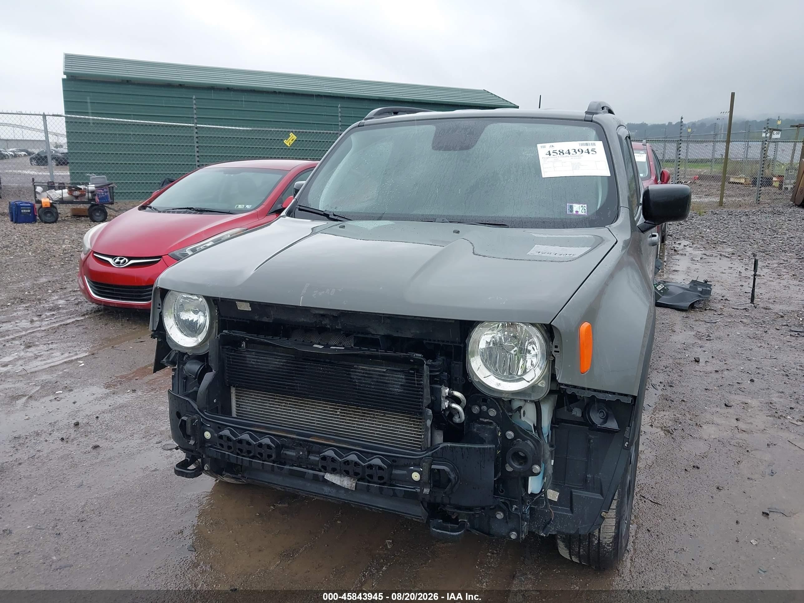 2019 Jeep Renegade Upland 4x4 Серый vin: ZACNJBAB8KPK49185