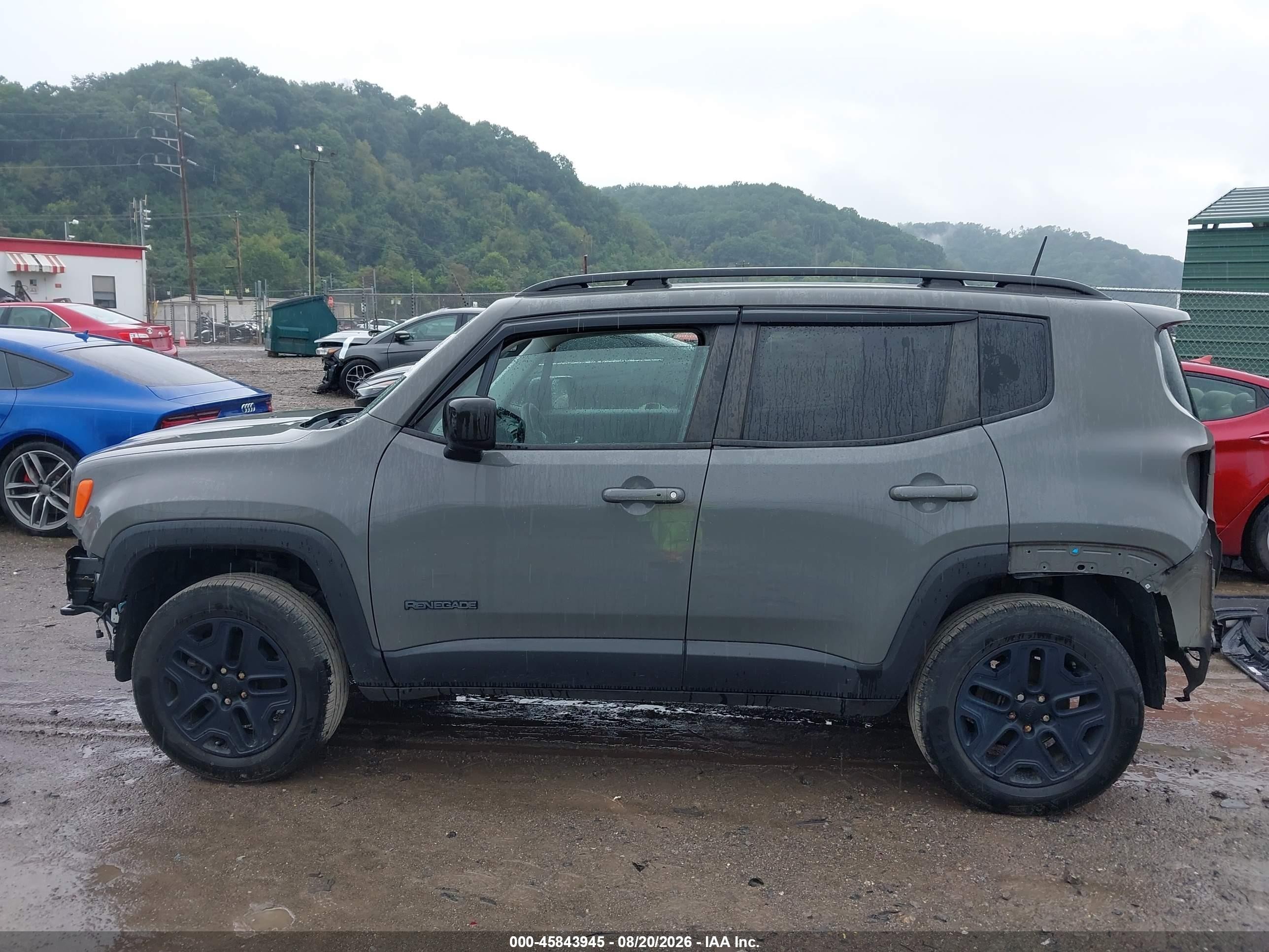 2019 Jeep Renegade Upland 4x4 Серый vin: ZACNJBAB8KPK49185