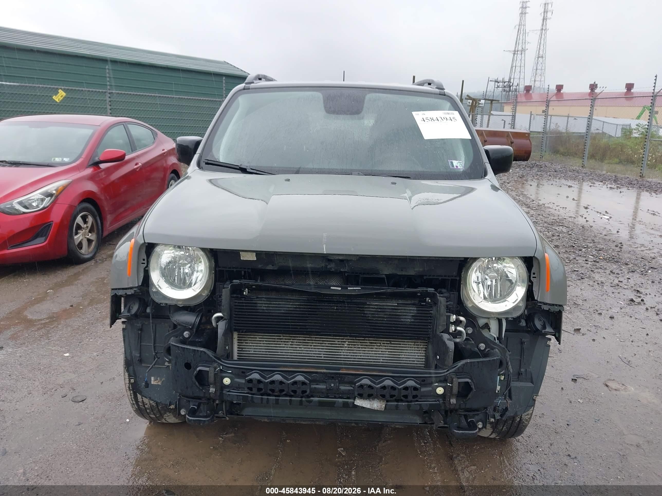 2019 Jeep Renegade Upland 4x4 Серый vin: ZACNJBAB8KPK49185