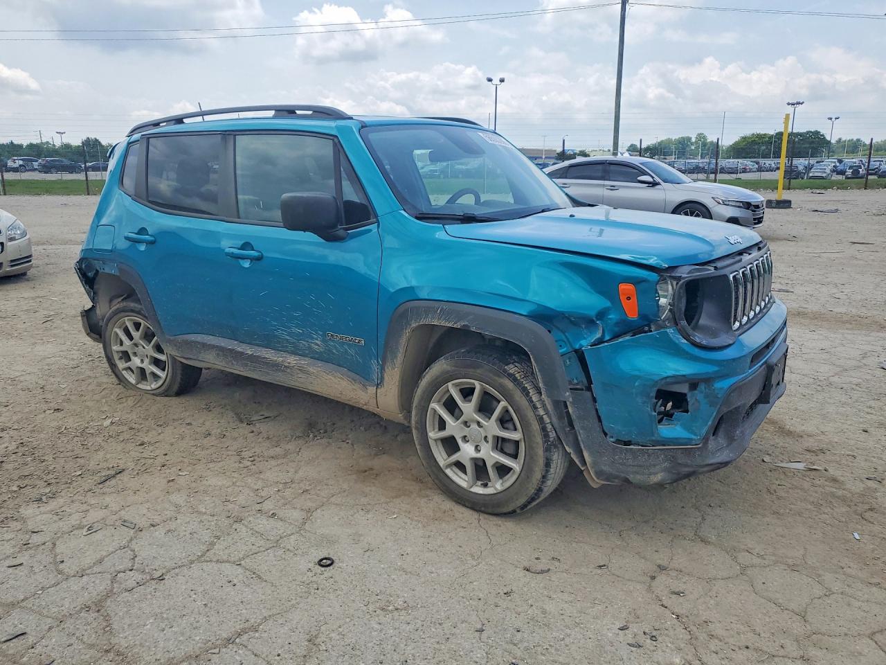 2019 Jeep Renegade Sport Teal vin: ZACNJBAB8KPK53124