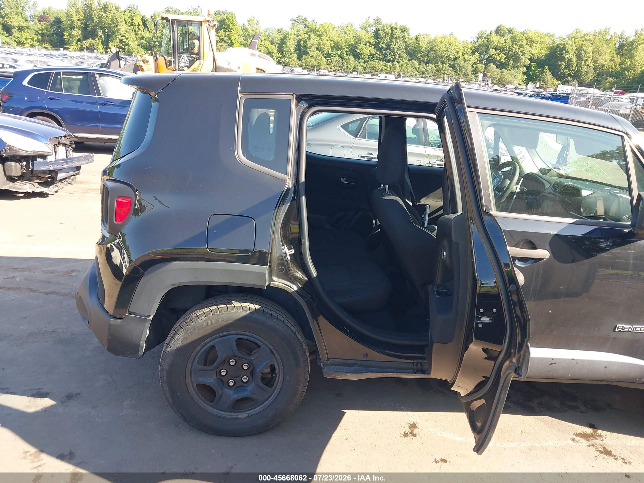 2020 Jeep Renegade Sport 4x4 Black vin: ZACNJBABXLPL88364