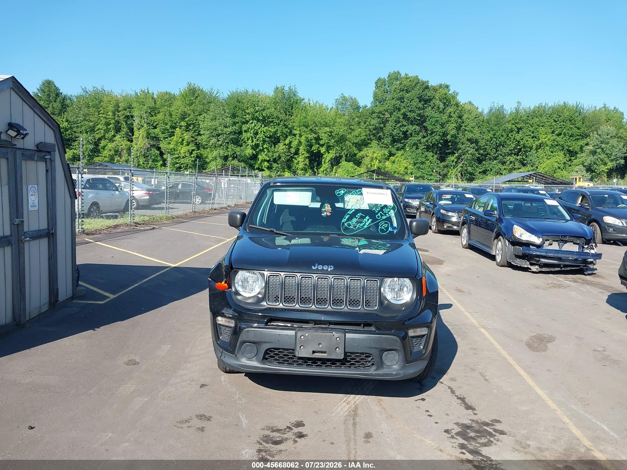2020 Jeep Renegade Sport 4x4 Black vin: ZACNJBABXLPL88364