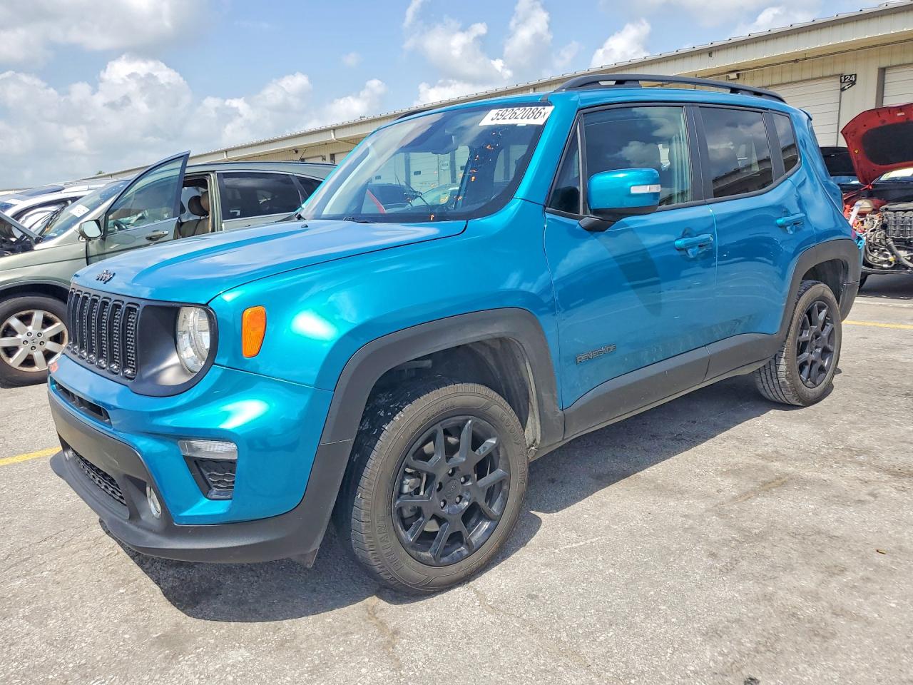 2020 Jeep Renegade Latitude Синий vin: ZACNJBBB0LPL20332