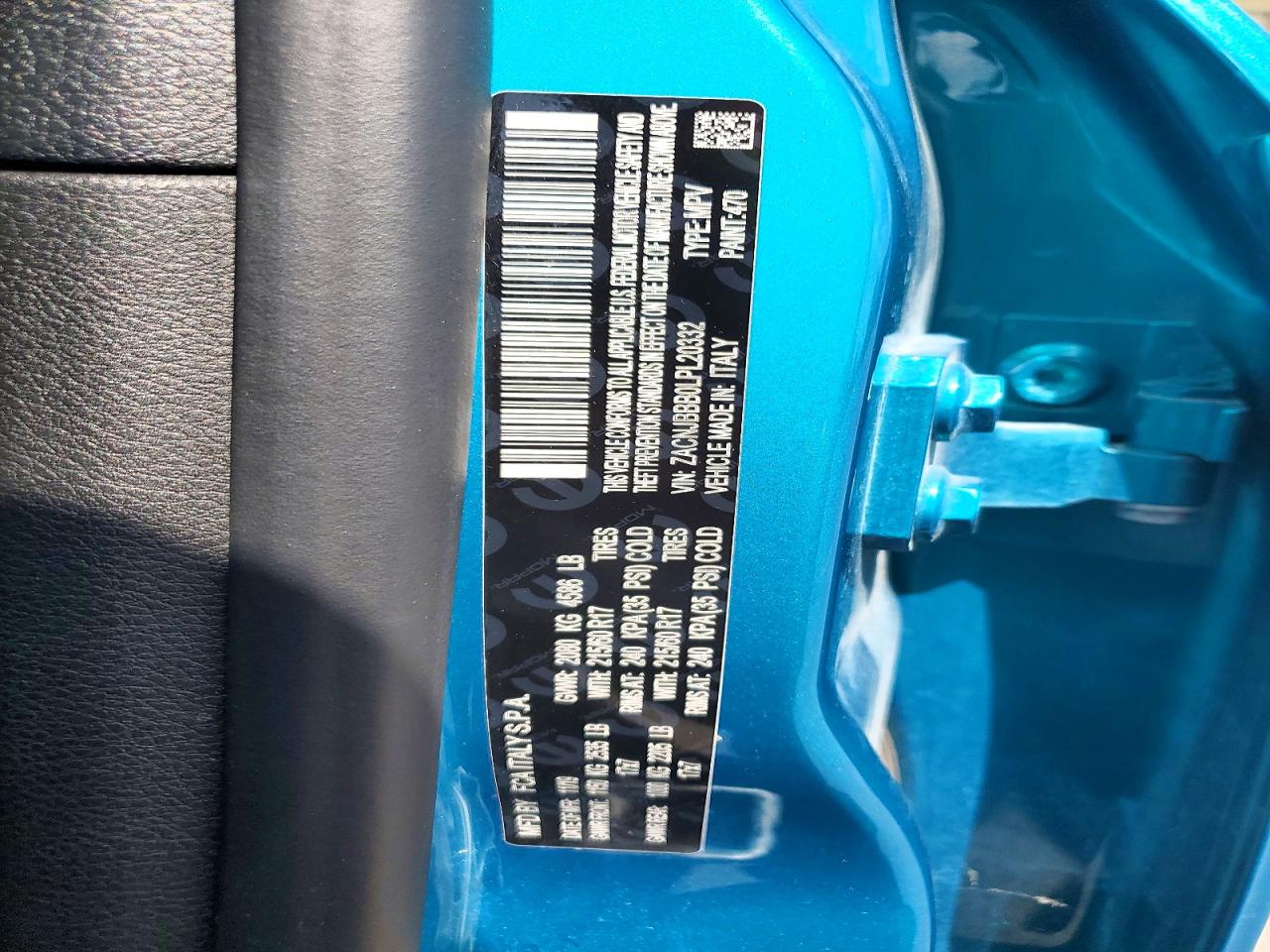 2020 Jeep Renegade Latitude Blue vin: ZACNJBBB0LPL20332