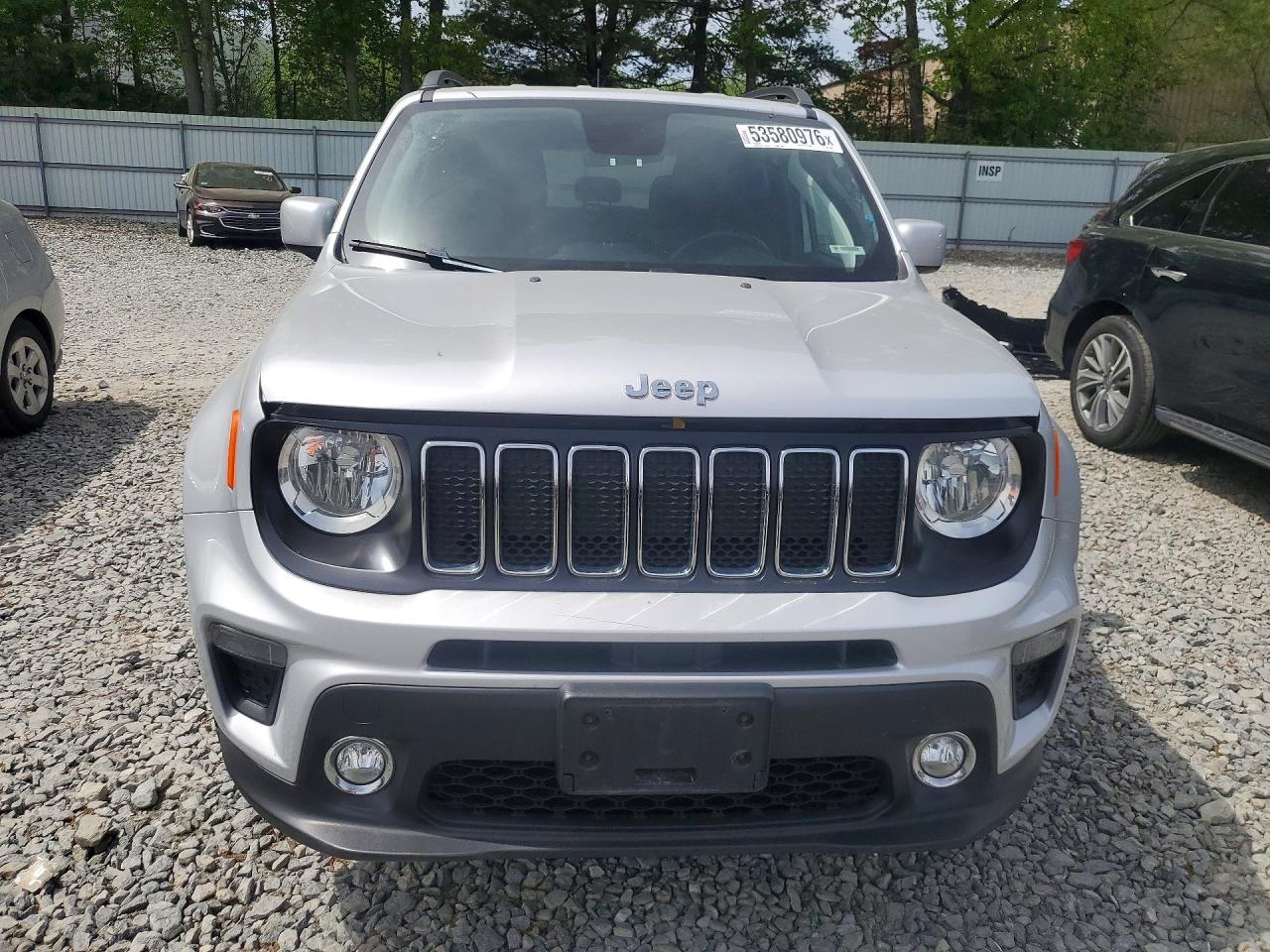 2020 Jeep Renegade Latitude Серебряный vin: ZACNJBBB1LPL29072