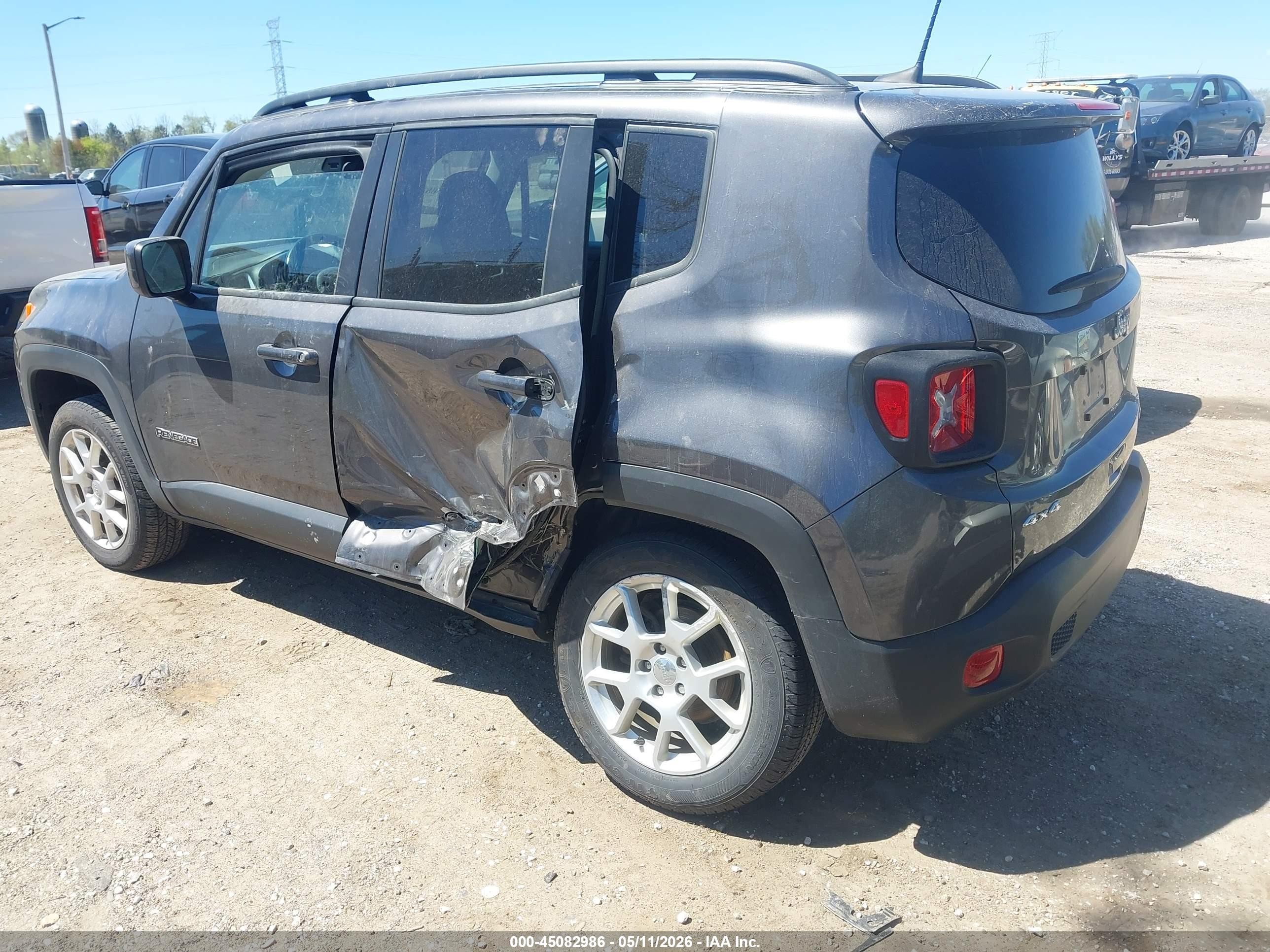 2020 Jeep Renegade Latitude Серый vin: ZACNJBBB6LPL90868