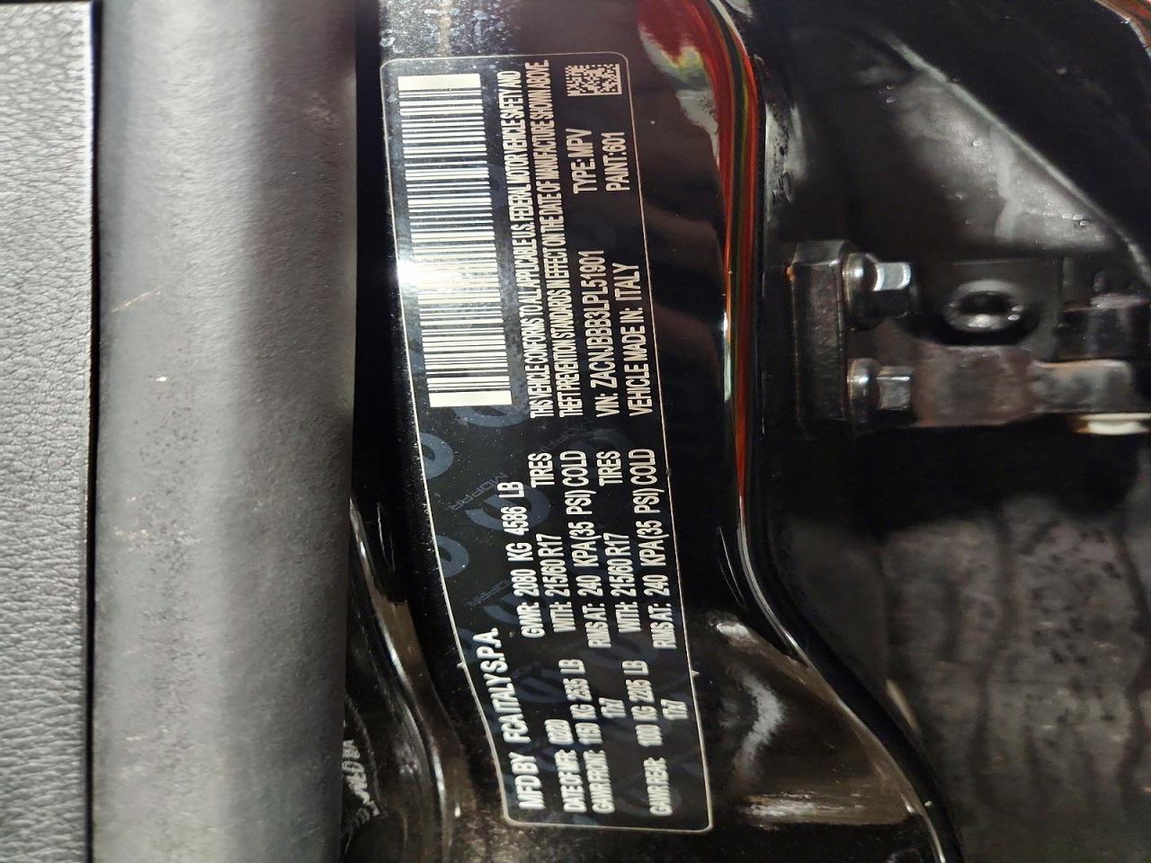 2020 Jeep Renegade Latitude Black vin: ZACNJBBB3LPL51901