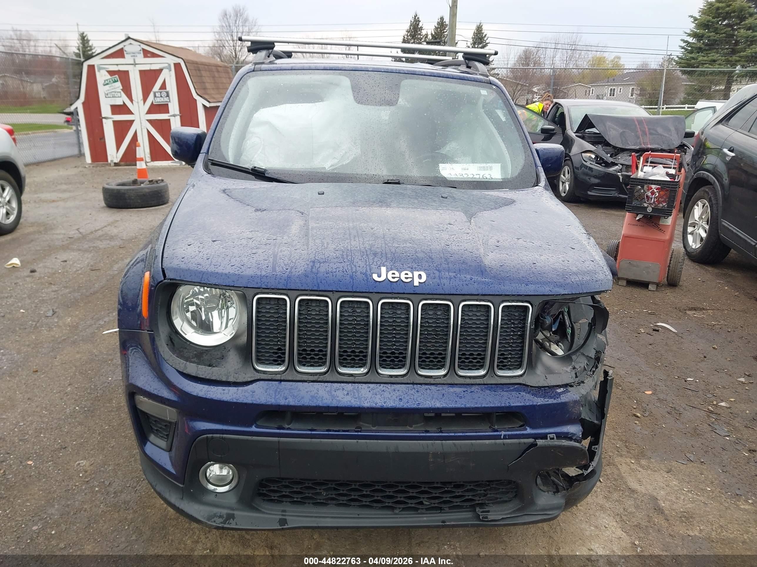 2019 Jeep Renegade Latitude 4x4 Blue vin: ZACNJBBB5KPK73958