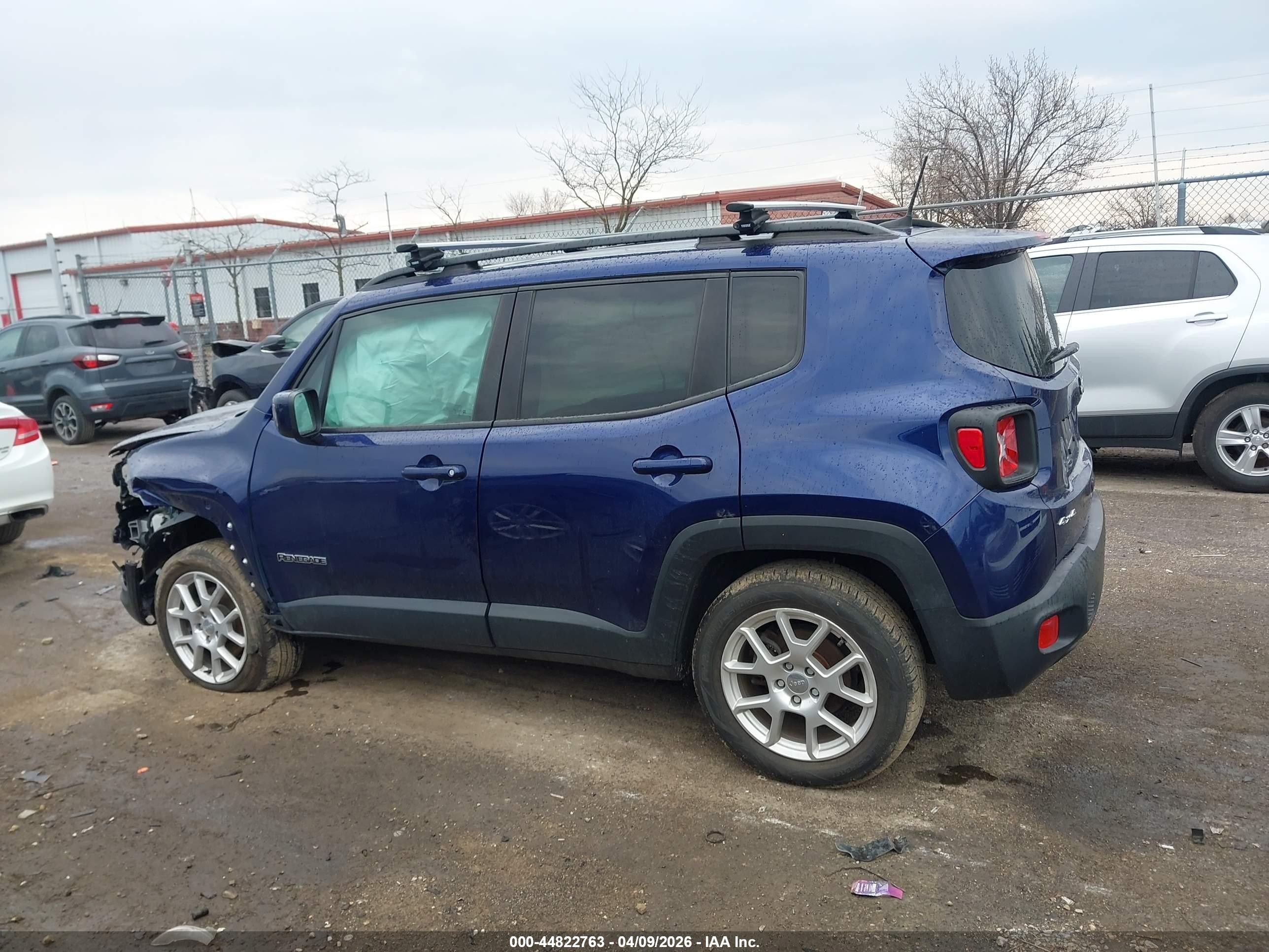 2019 Jeep Renegade Latitude 4x4 Blue vin: ZACNJBBB5KPK73958