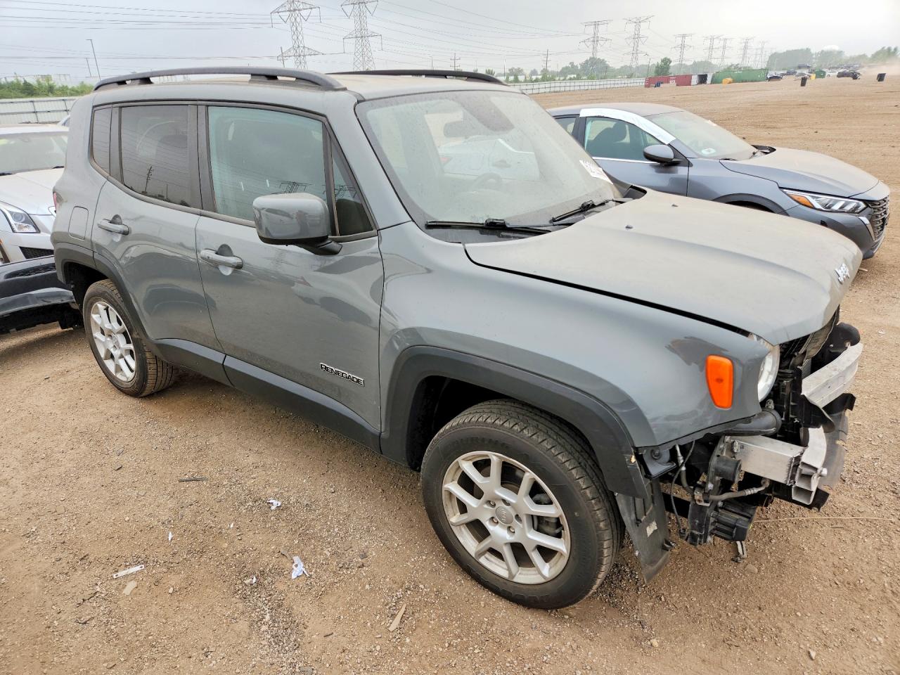 2020 Jeep Renegade Latitude Gray vin: ZACNJBBB6LPL52850