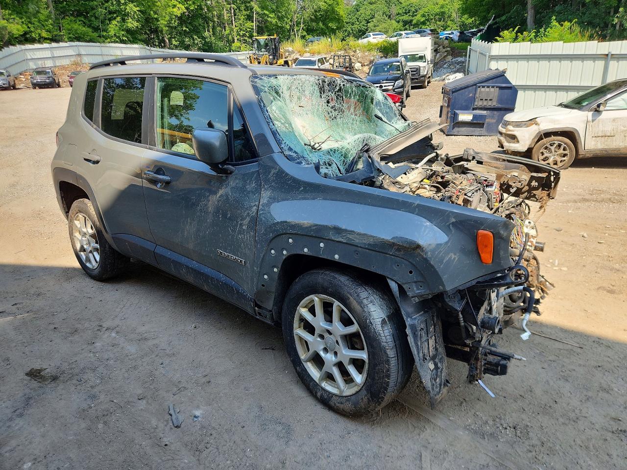2020 Jeep Renegade Latitude Gray vin: ZACNJBBB6LPL97979