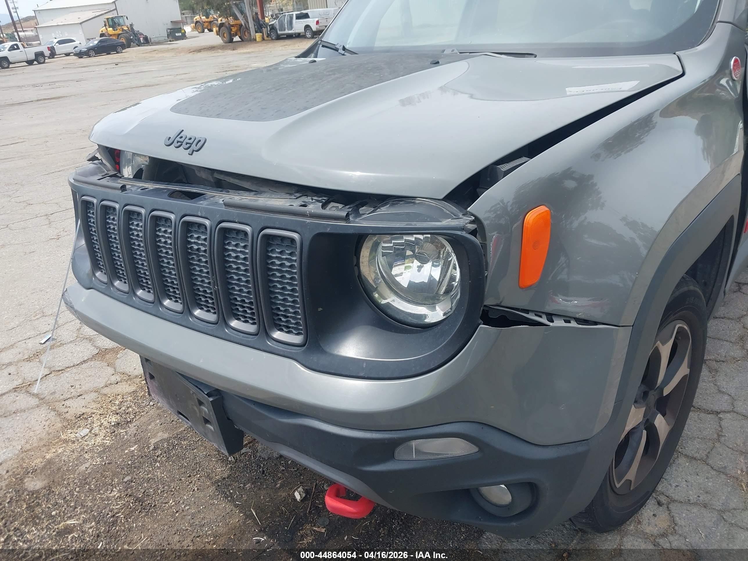 2019 Jeep Renegade Trailhawk 4x4 Gray vin: ZACNJBC10KPK54675