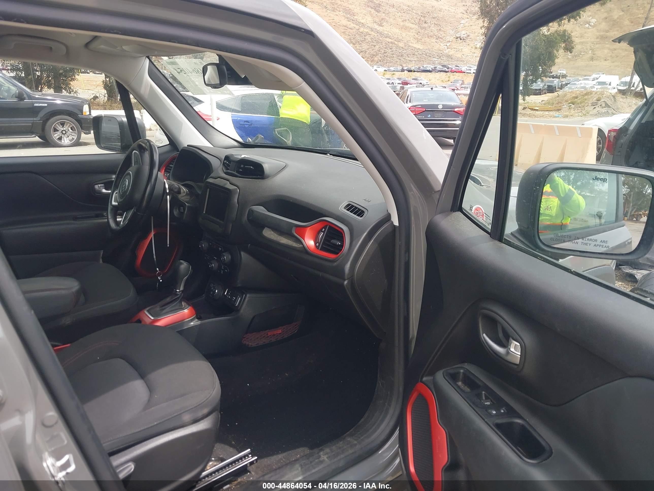 2019 Jeep Renegade Trailhawk 4x4 Gray vin: ZACNJBC10KPK54675
