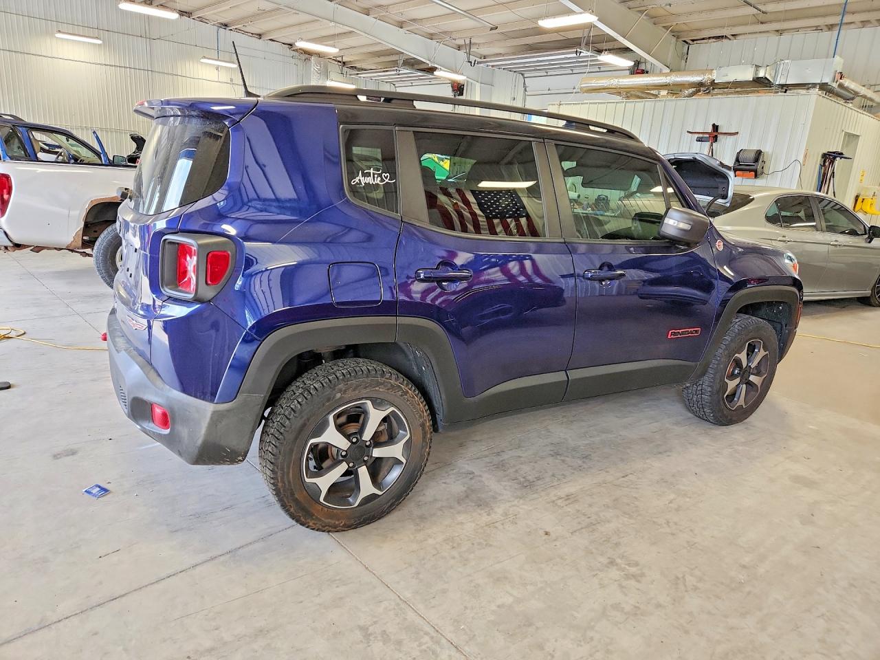 2019 Jeep Renegade Trailhawk Синий vin: ZACNJBC16KPK36391