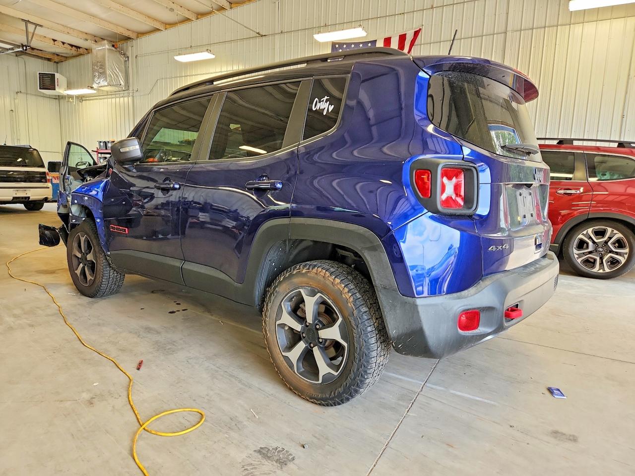 2019 Jeep Renegade Trailhawk Синий vin: ZACNJBC16KPK36391