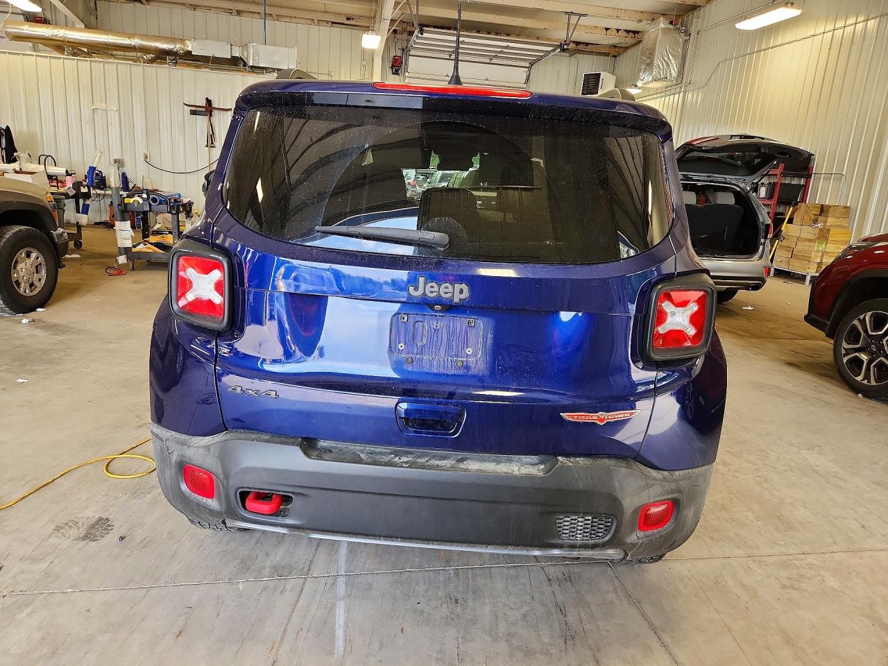 2019 Jeep Renegade Trailhawk Синий vin: ZACNJBC16KPK36391
